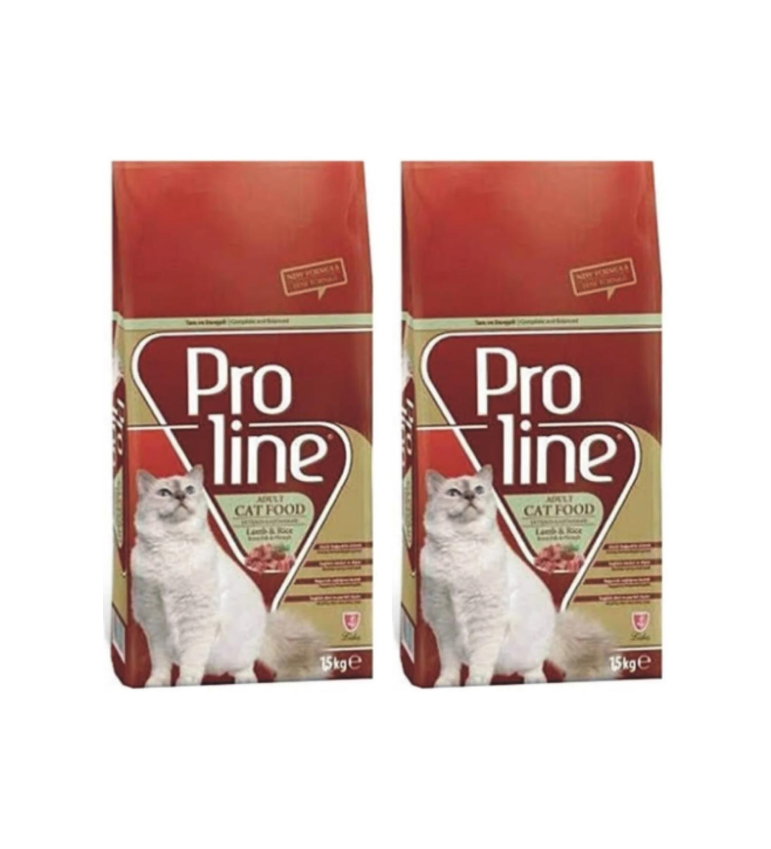 Proline Adult Cat Food with Lamb and Rice 2x1.5 kg