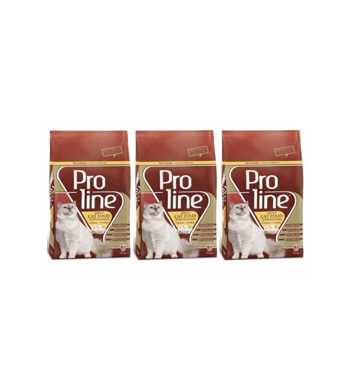 Proline Chicken Adult Cat Food 1.5 Kg X 3 Pieces