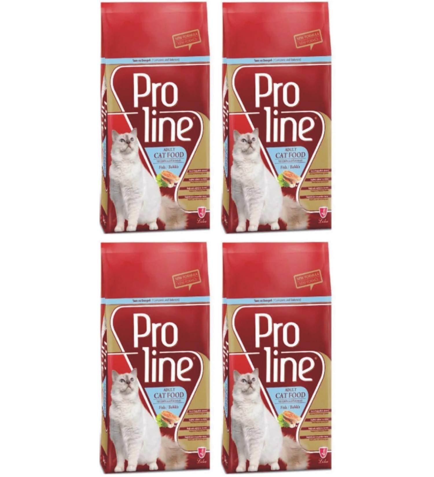 Proline Fish Adult Cat Food 4x1.5 Kg.