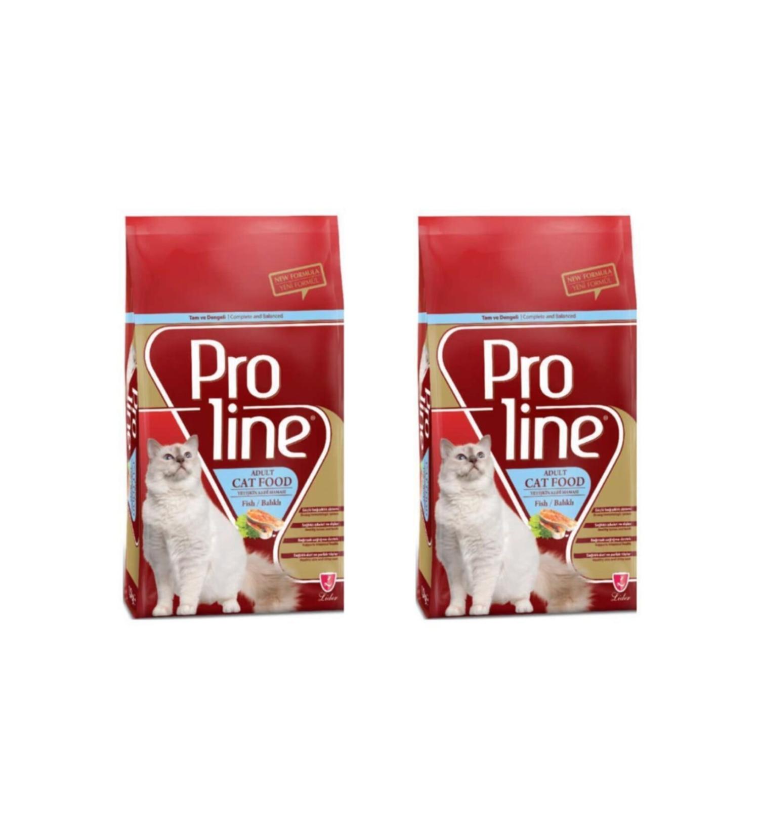 Proline Proline Fish Adult Cat Food 1.5 Kg 2 Pieces