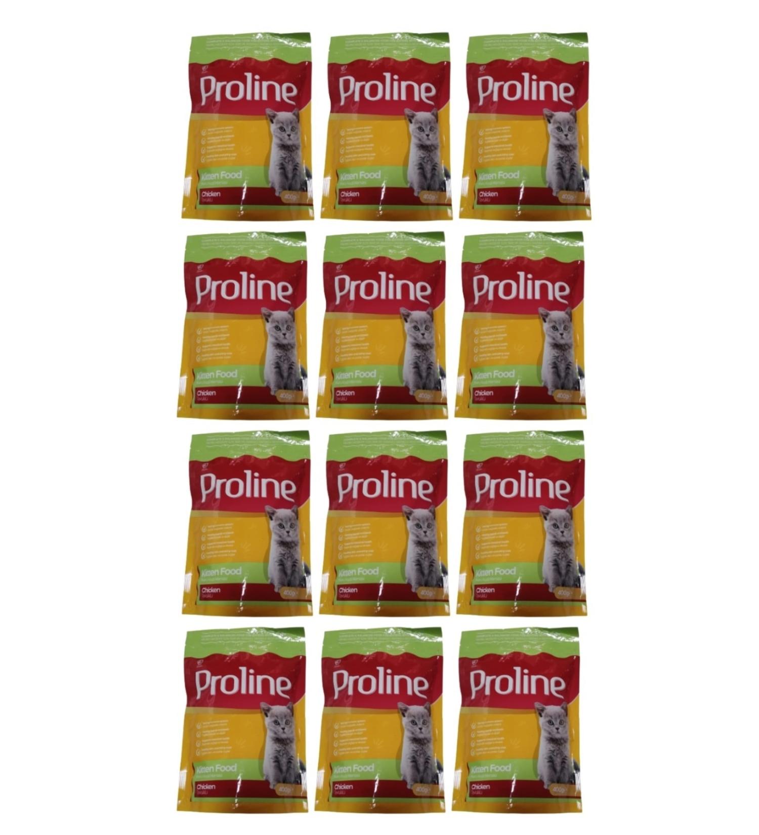 Proline Kitten Cat Food Chicken 400 Gr. X 12 Pieces