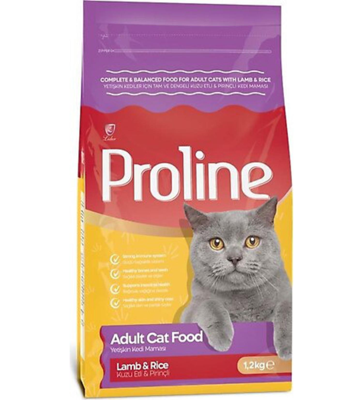 PROLINE Lamb & Rice Adult Cat Food 1.2 Kg