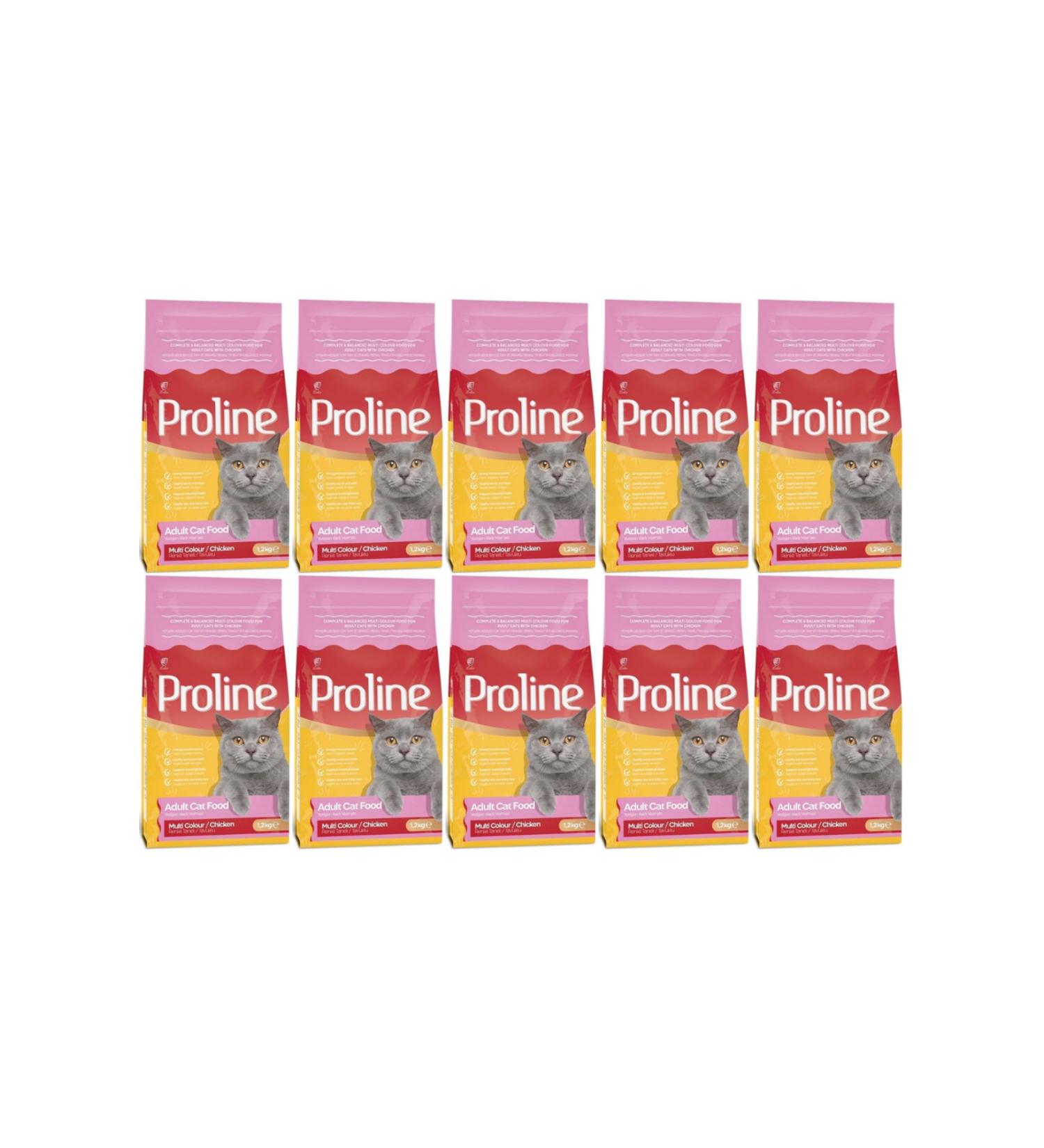 Proline Multi Color Adult Cat Food 1.2kg
