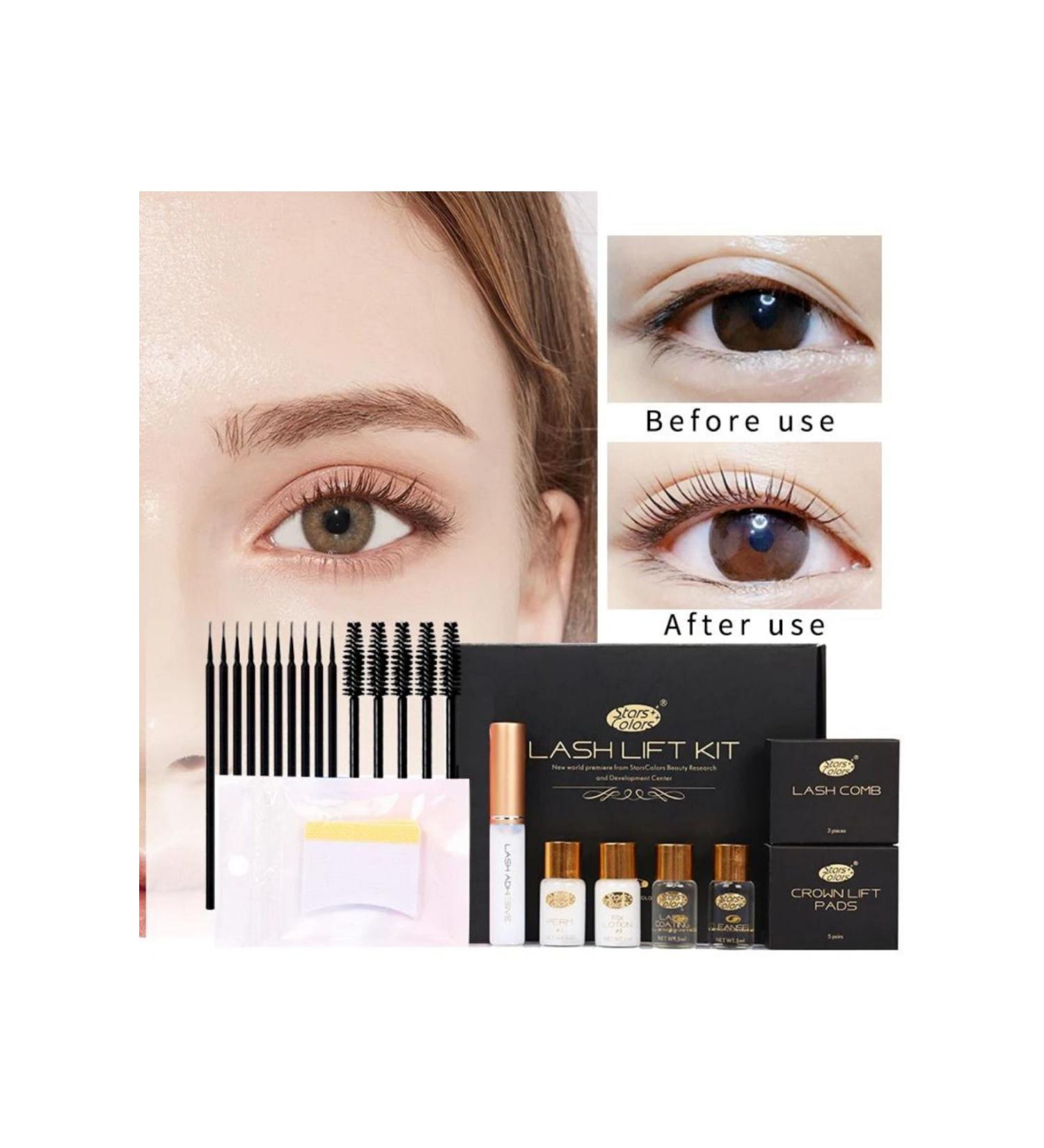 Star Color Lash Lift Kit Perma Eyelash-Eyebrow Lifting Set Full Professional Set