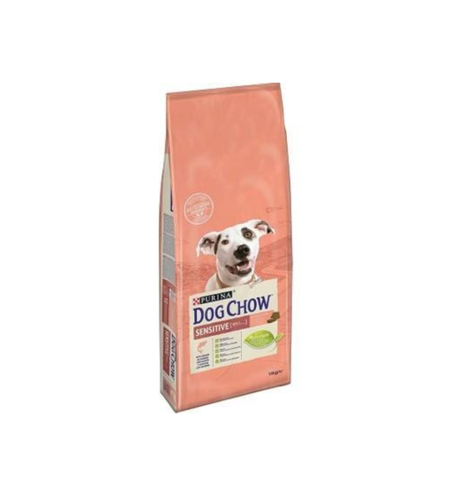Purina Dog Chow Adult Dog Food for Sensitive Dogs with Salmon Meat 14kg