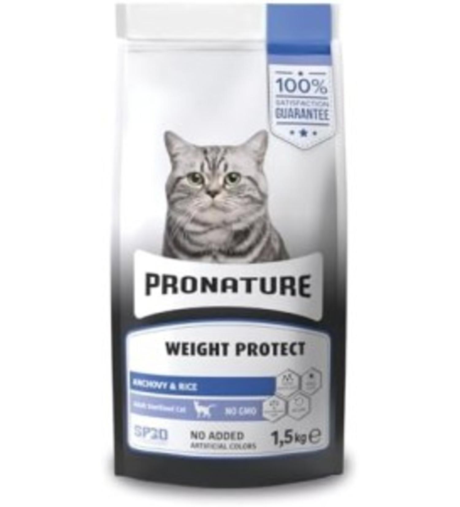 Pronature Sterilized Cat Food with Anchovy and Rice 10kg
