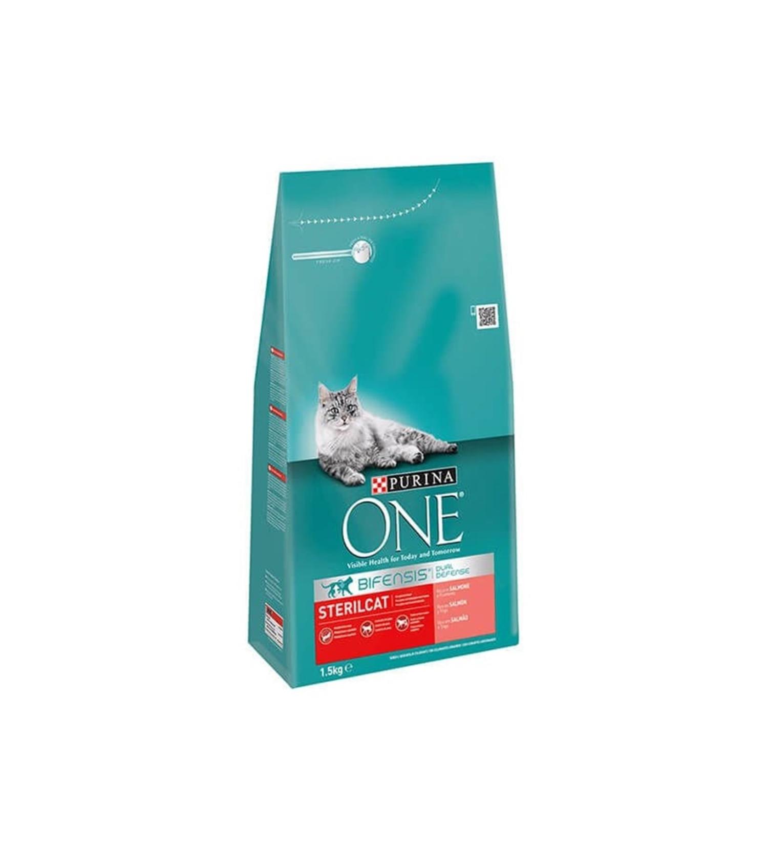 Purina One Sterilized Salmon Sterilized Cat Food 1.5 Kg