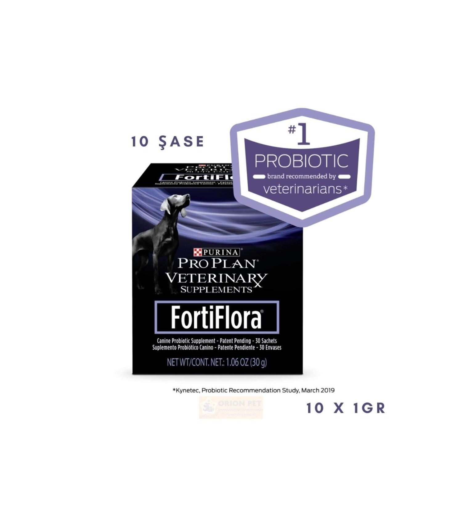 Purina Proplan Fortiflora Probiotic Supplement for Dogs 10 Sachets (10 X 1 Gr)