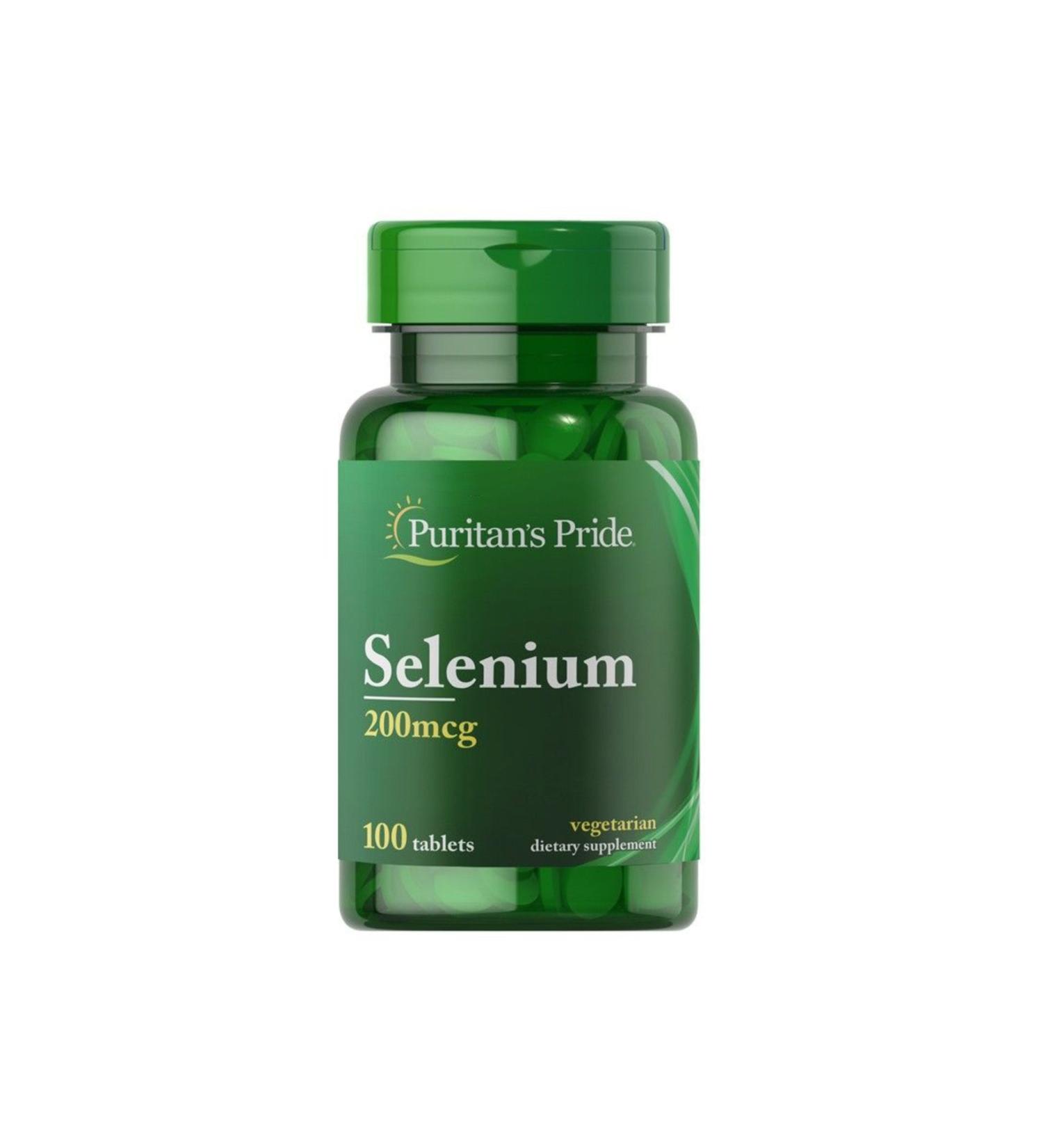 Puritan's Pride Selenium 200 Mcg 100 Tablets - Buy Online on GoSupps.com