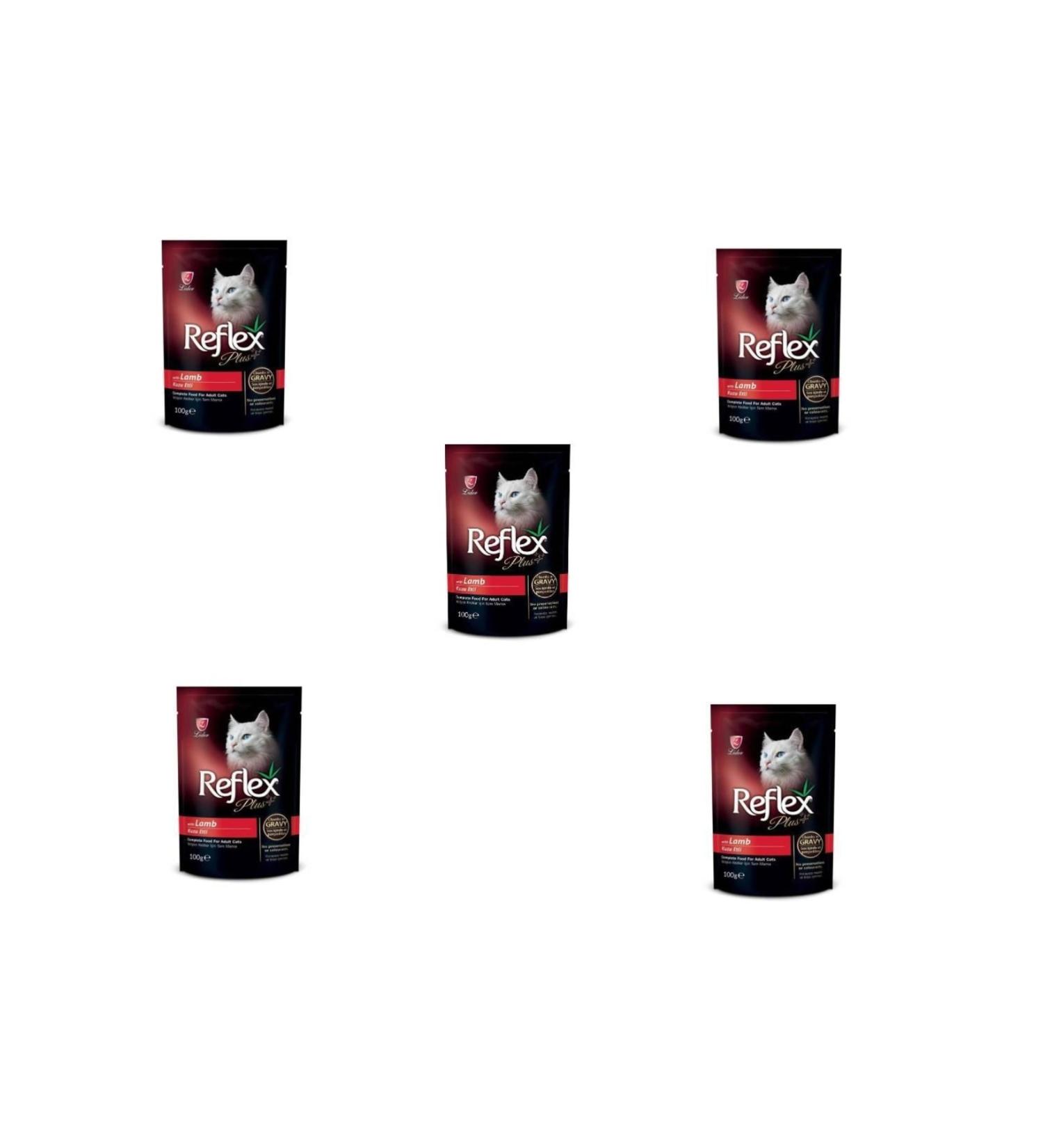 Reflex Plus Lamb Meat Pounch Cat Canned Food 100 gr
