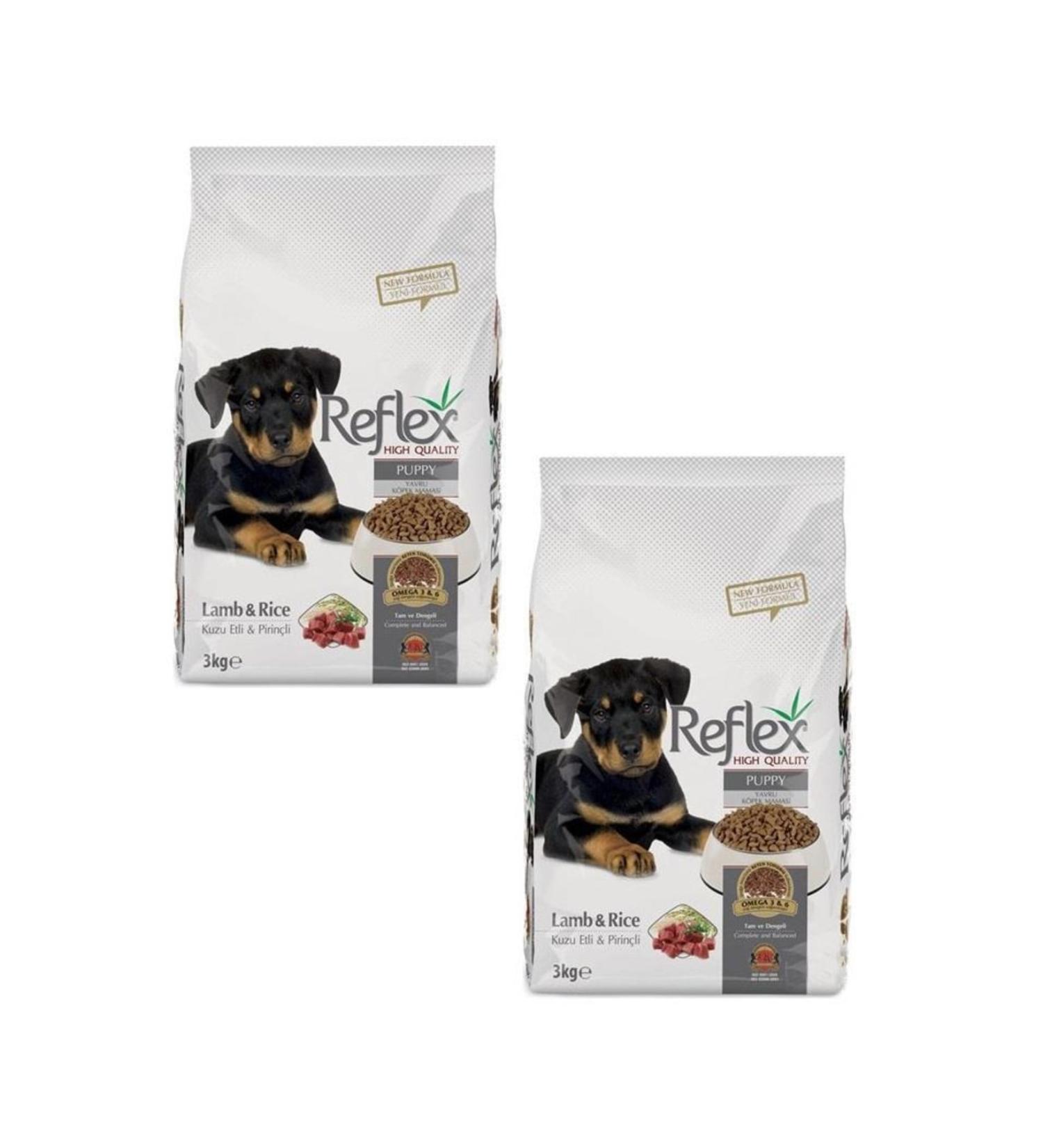 Reflex Puppy Lamb Lamb Meat Puppy Food 3 kg (2 Pieces)