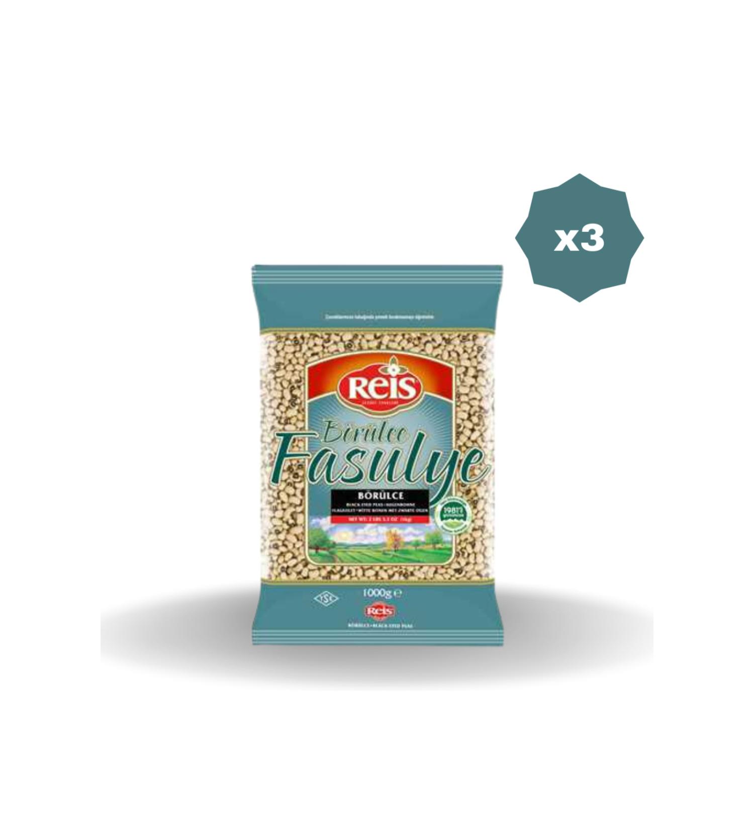 Reis Black Eyed Beans 1KG X 3 PIECES