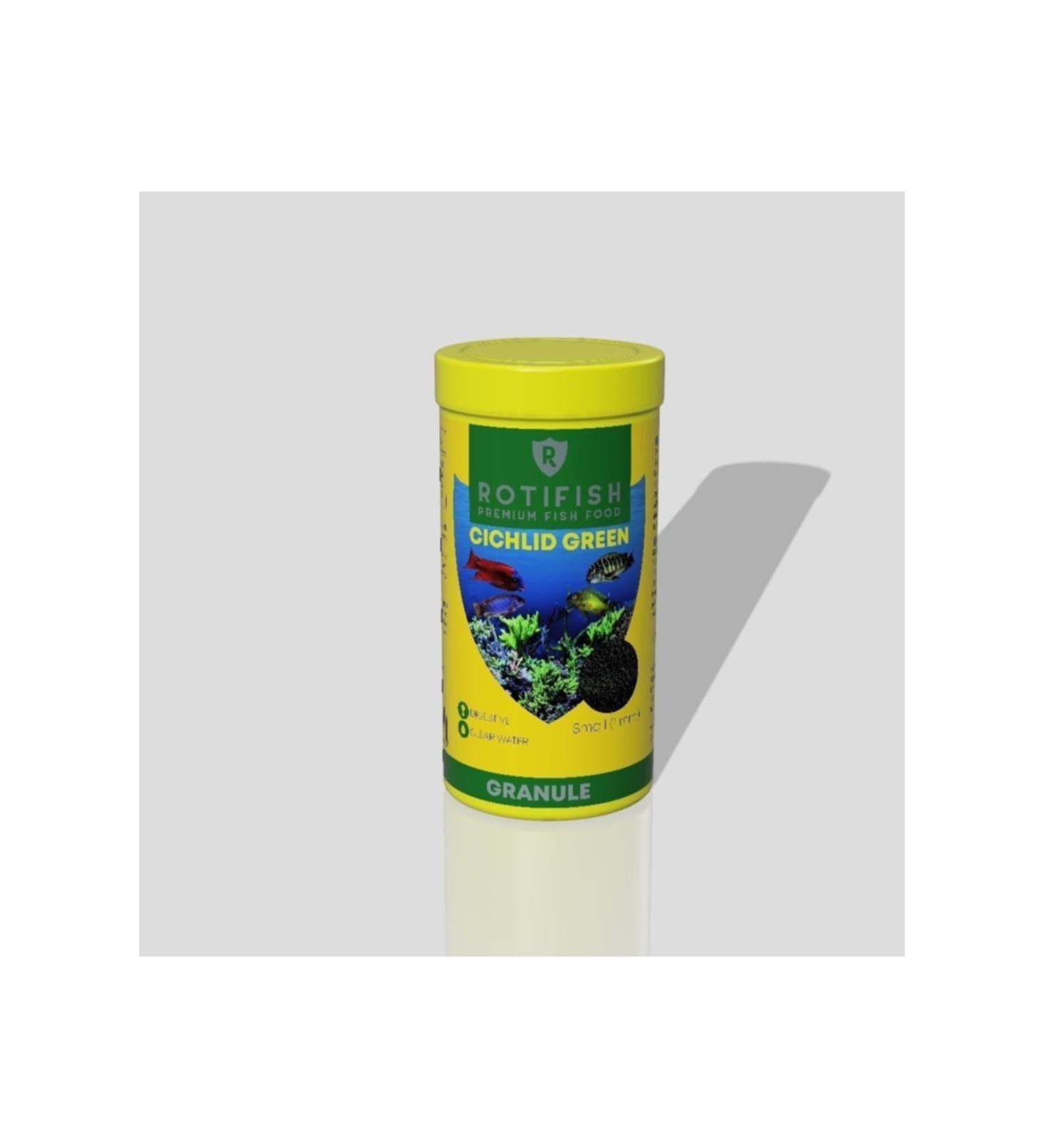 Rotifish Cichlid Green Small 2 MM Granule 500 GR