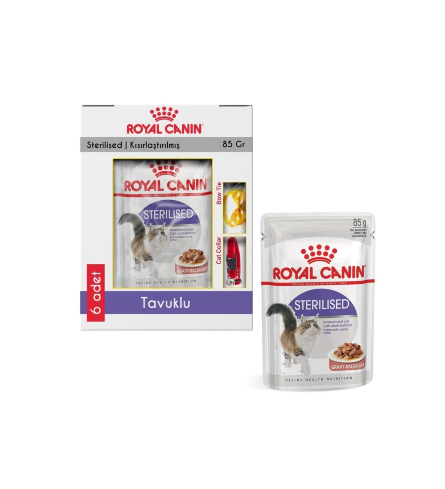 Royal Canin Sterilized Chicken Canned Cat Food 6x85 Gr