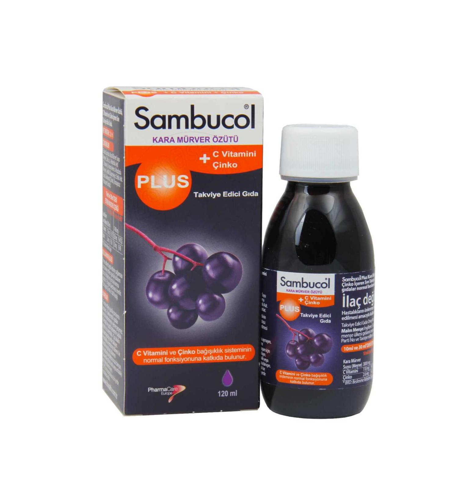 Sambucol Plus Black Elderberry Extract 120 ml