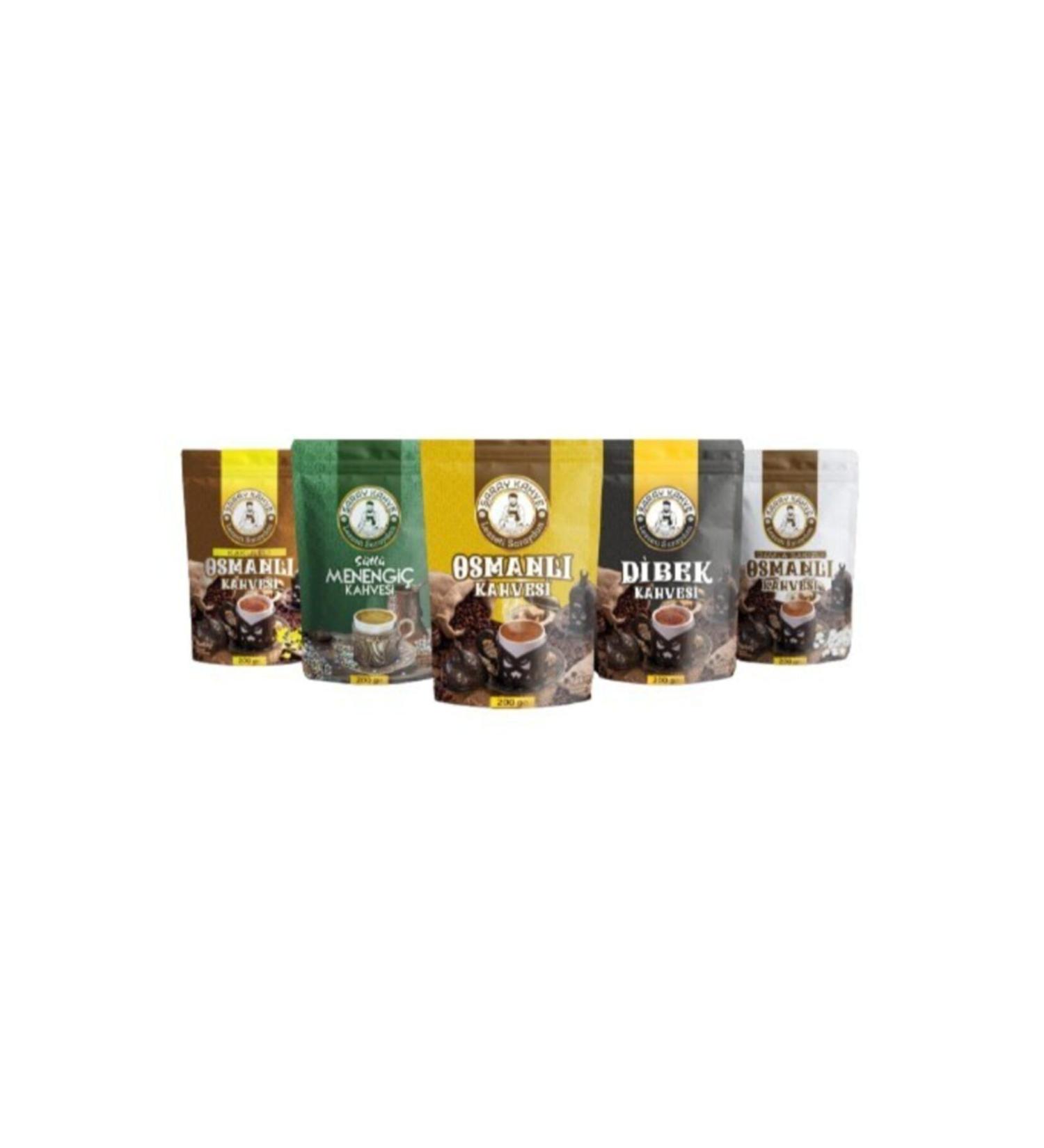 SARAY COFFEE Varieties 5 Pieces 200 Gr