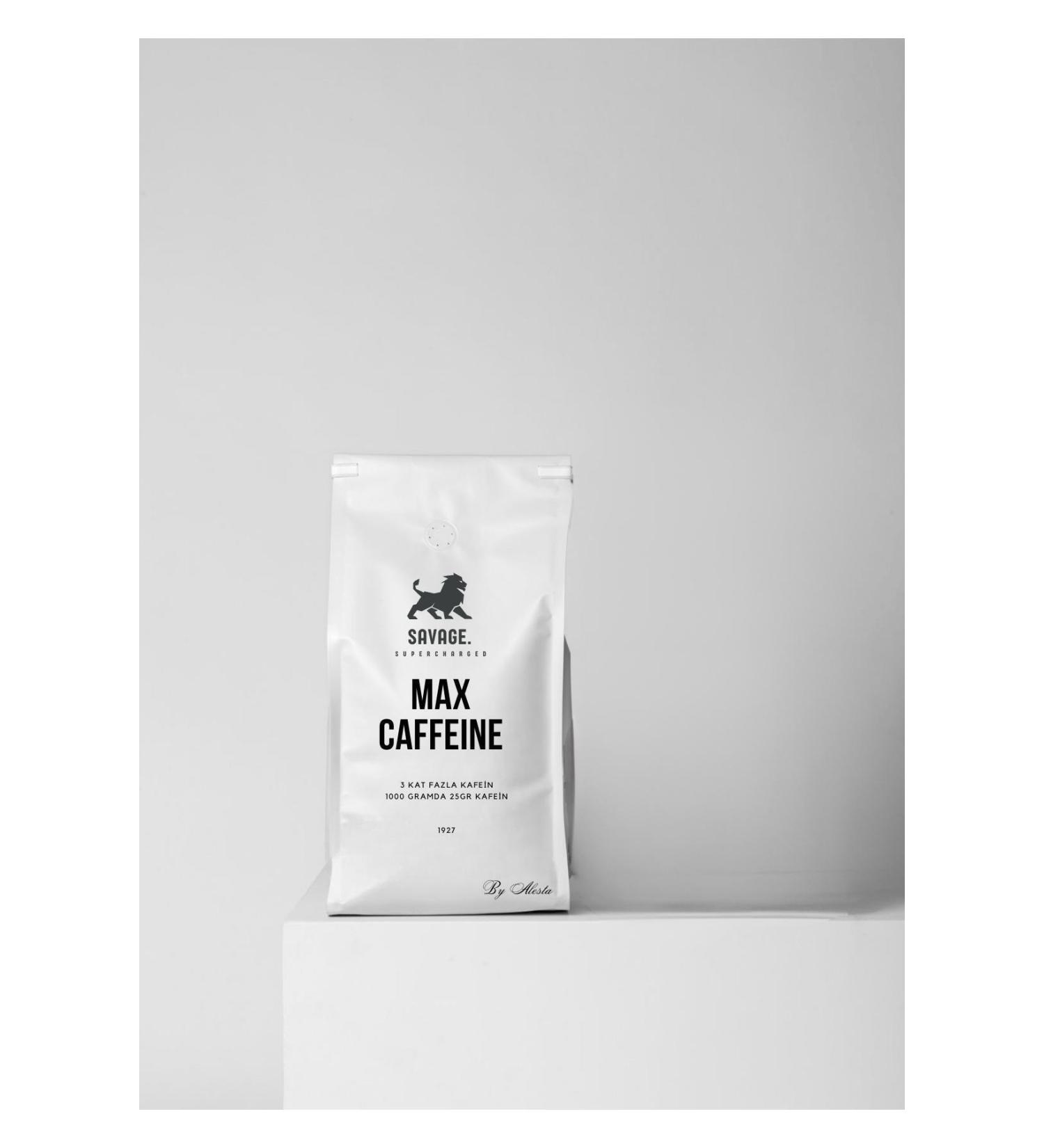 Savage Coffee High Caffeine Filter Coffee / 3 Times More Caffeine. 1000gr (Choose Ground or Beans.) - Buy Online on GoSupps.com