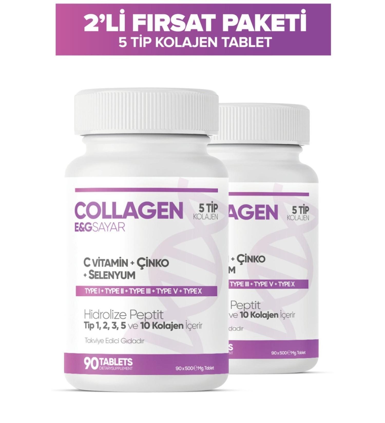 EG SAYAR COLLAGEN 5 TYPES COLLAGEN (HYDRILIZED PEPTIDE) 2 MONTHS