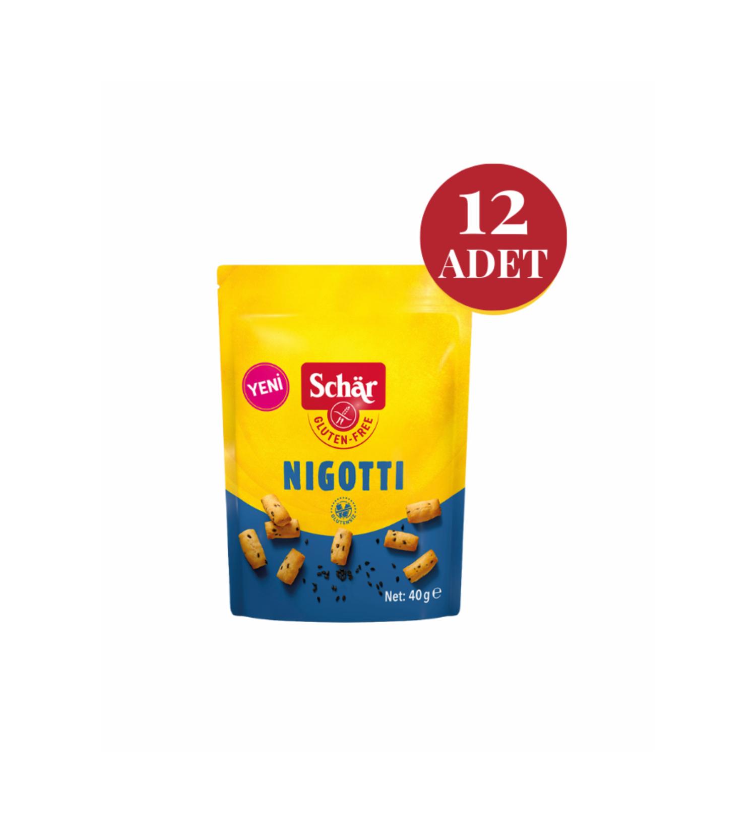 Schar Nigotti Black Cumin Mini Crackers 40 gr x 12 Pcs