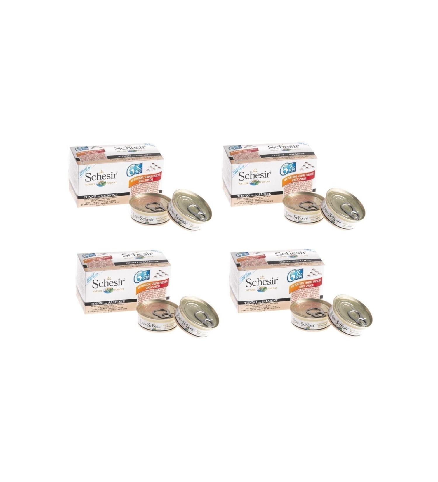 Schesir Multipack Prawns Canned Cat 6x50 Gr