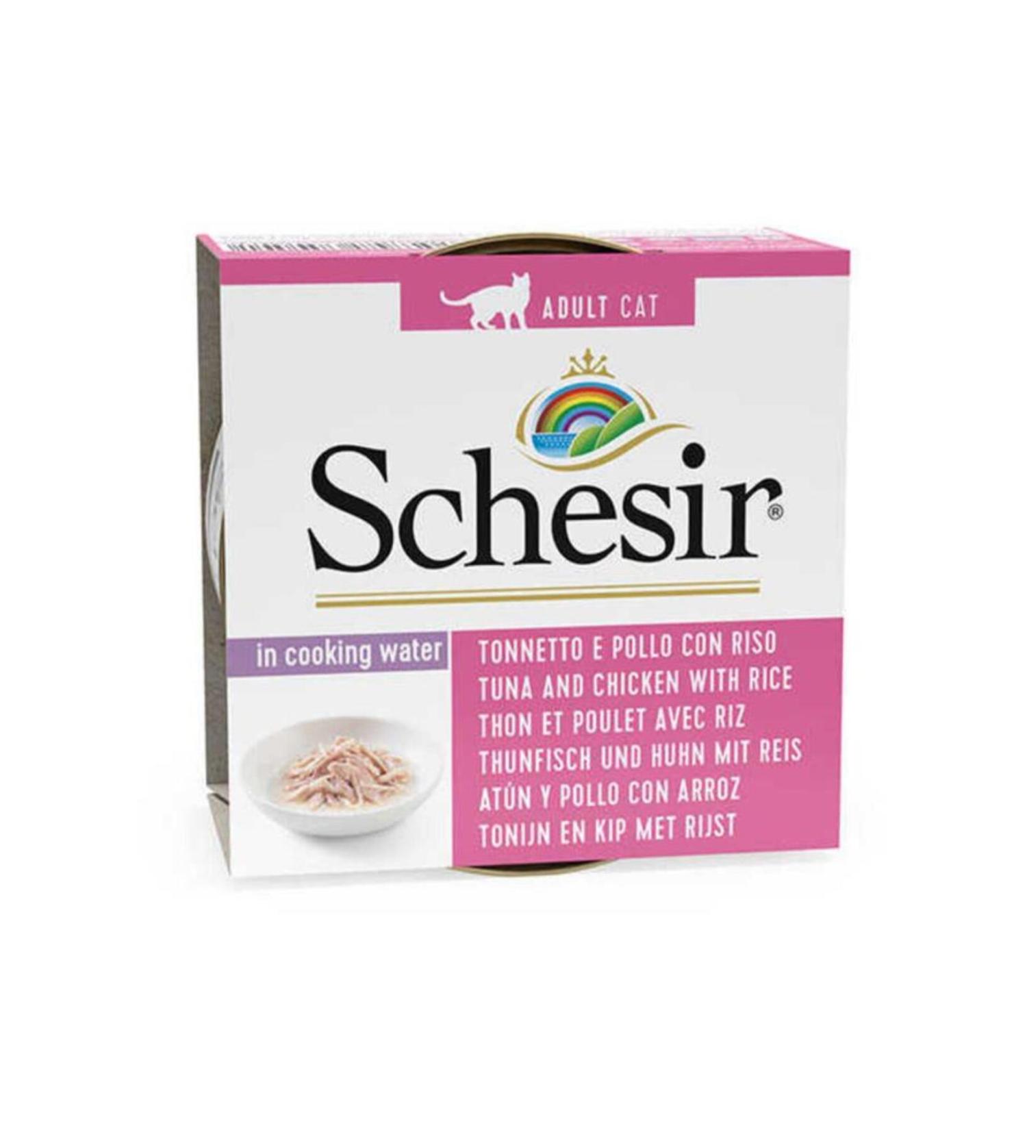 Schesir Tuna and Chicken Natural Canned Cat Food 85 Gr