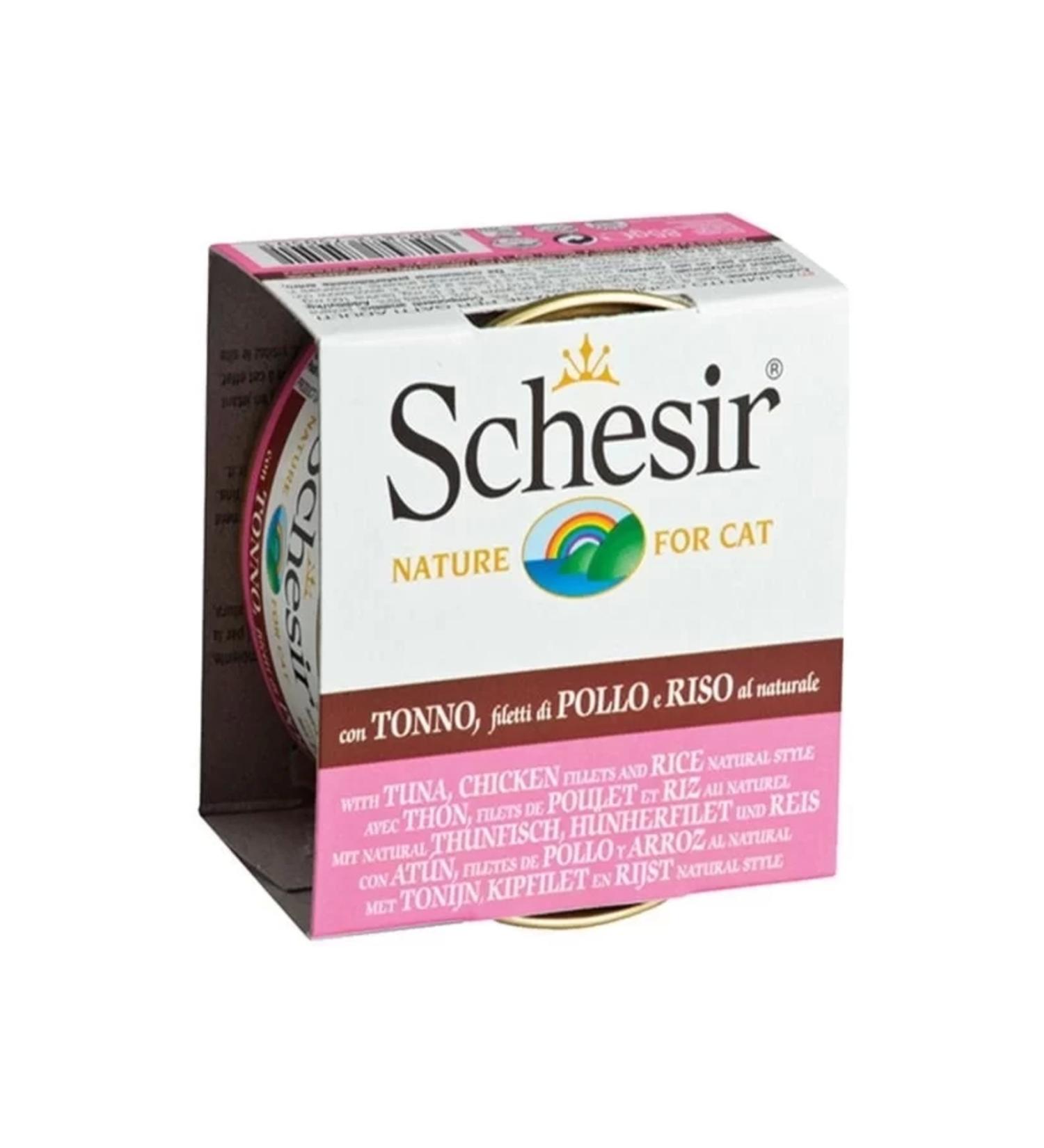 Schesir Tuna and Chicken Natural Canned Cat Food 85 gr