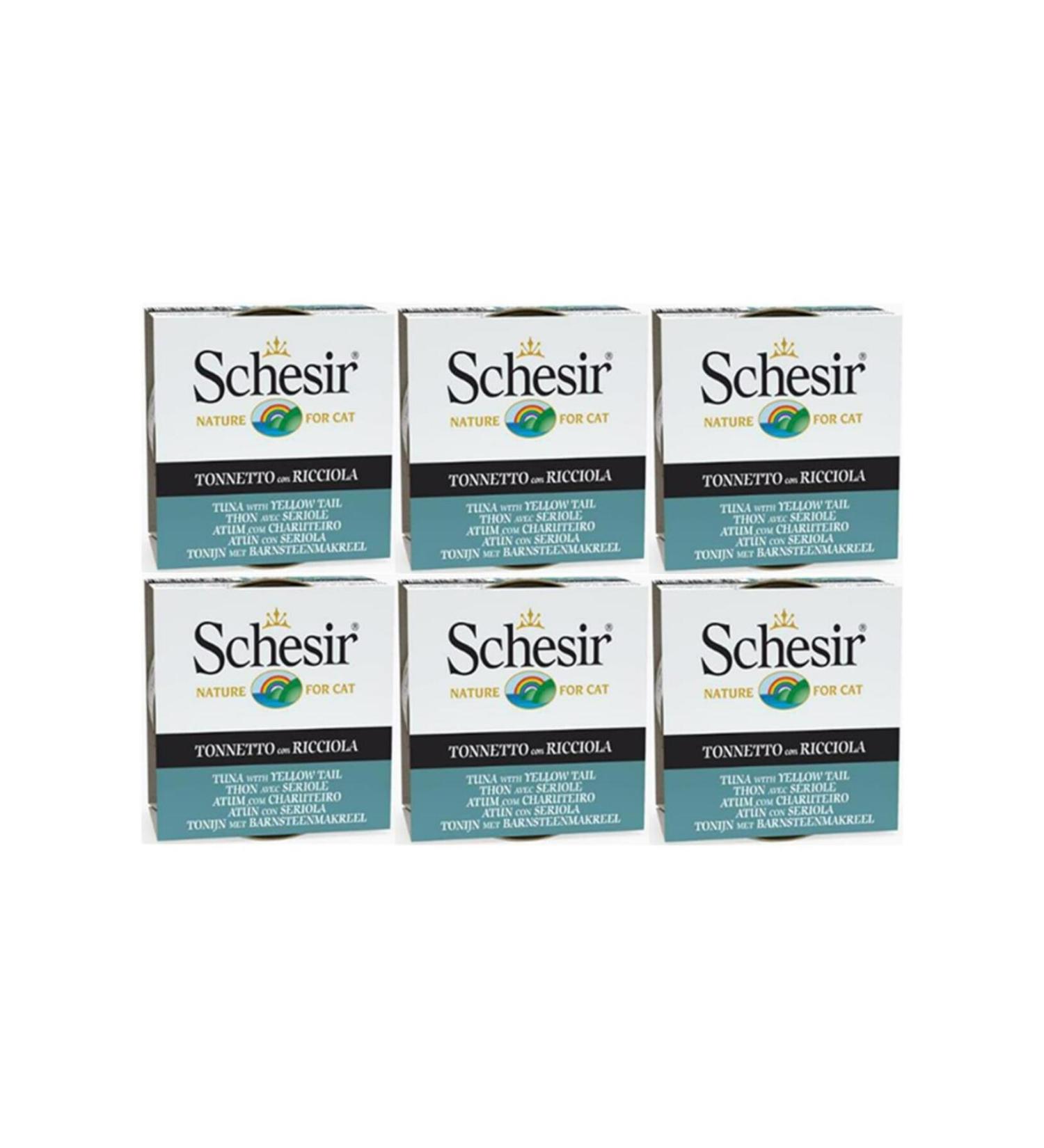 Schesir Tuna and Surimi Jelly Canned Cat Food 85 gr