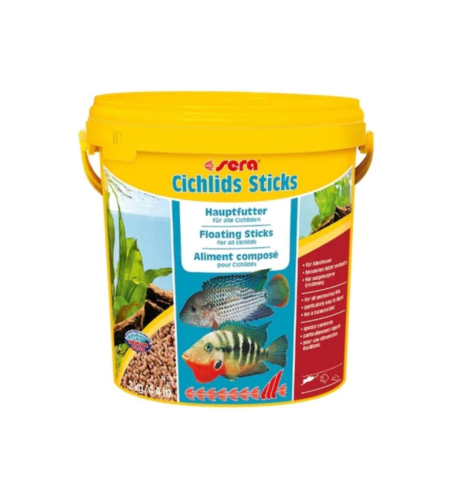 Sera Cichlid Sticks 500 gr (OPEN) in Zippered Bag Skt 05/2027