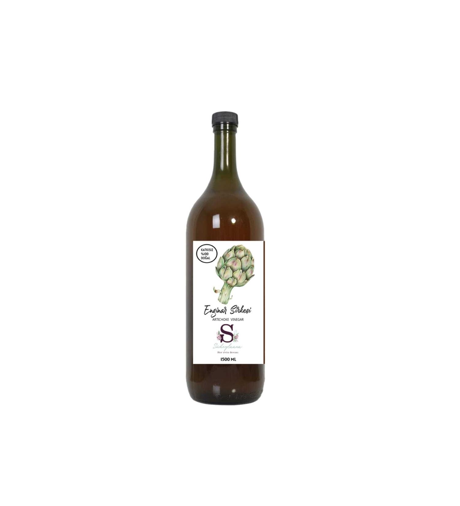 Suheylaana Natural Artichoke Vinegar 1500 Ml - Natural Vitamin C Vinegar 500 Ml