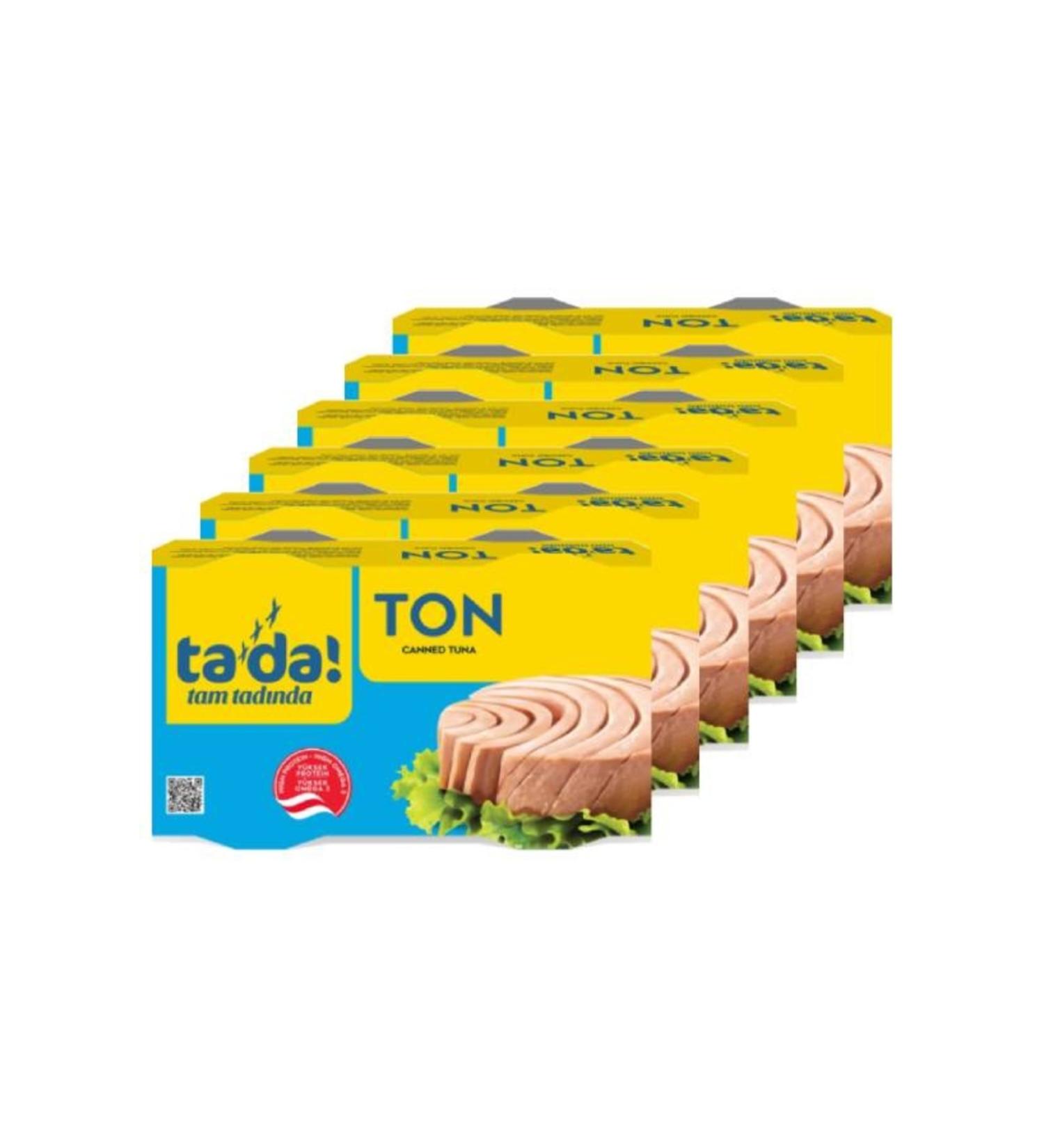 Tada Sunflower Oil Tuna 150 Gr (6 Pieces)