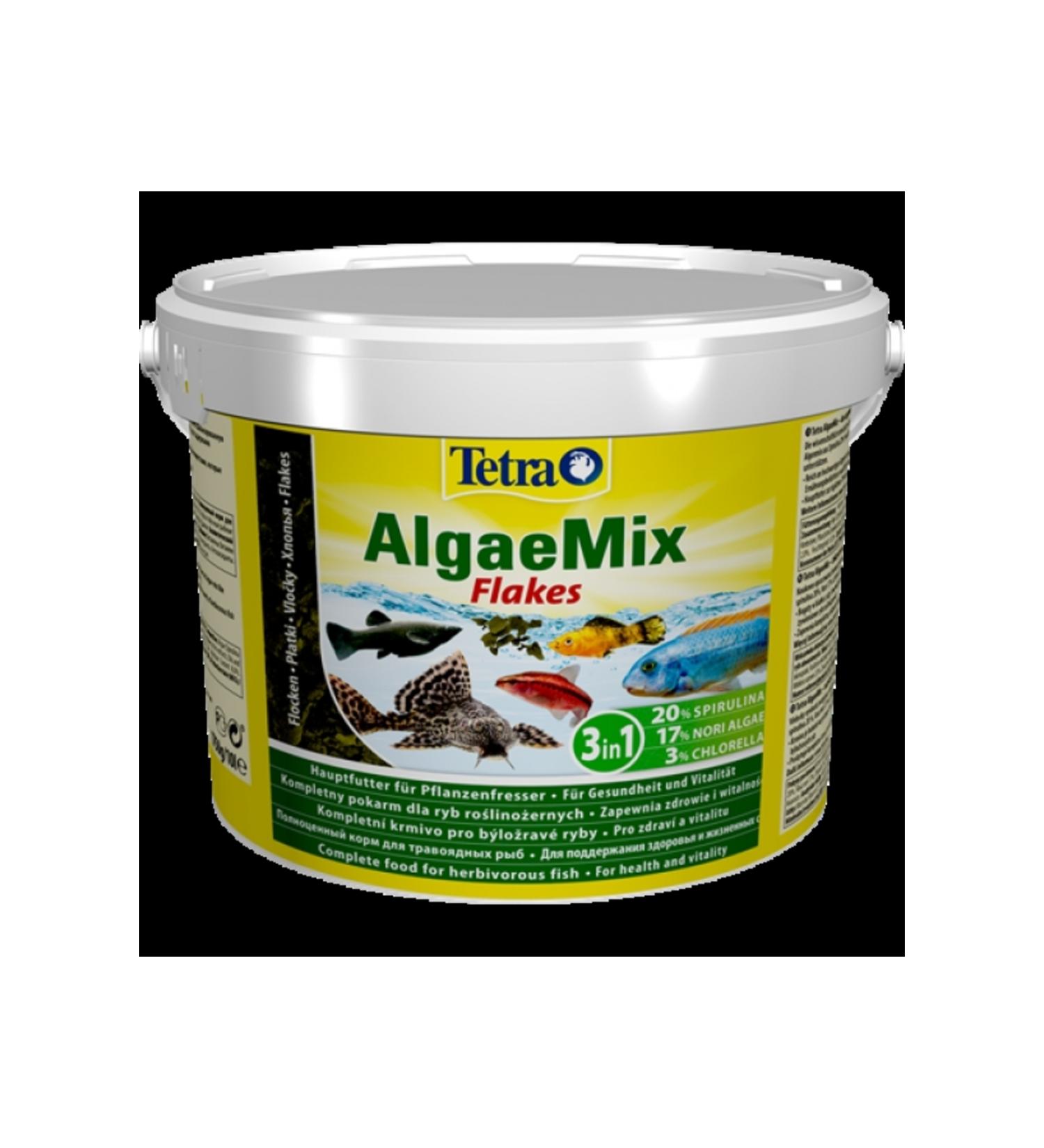 Tetra Algea Mix Flakes 50gr Fish Food (open)