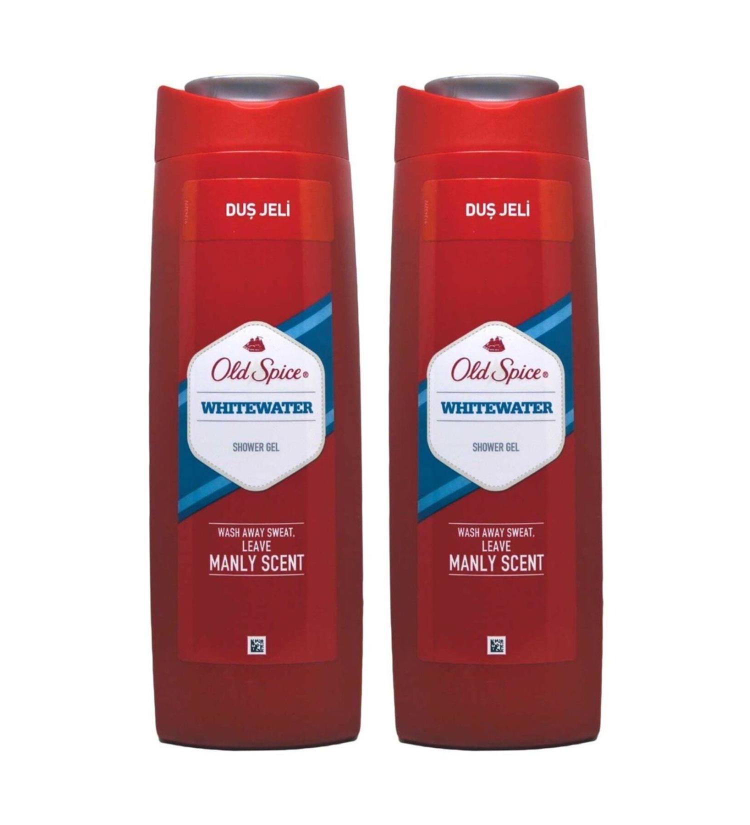 Old Spice Shower Gel Whitewater 400 ml X 2 Pieces
