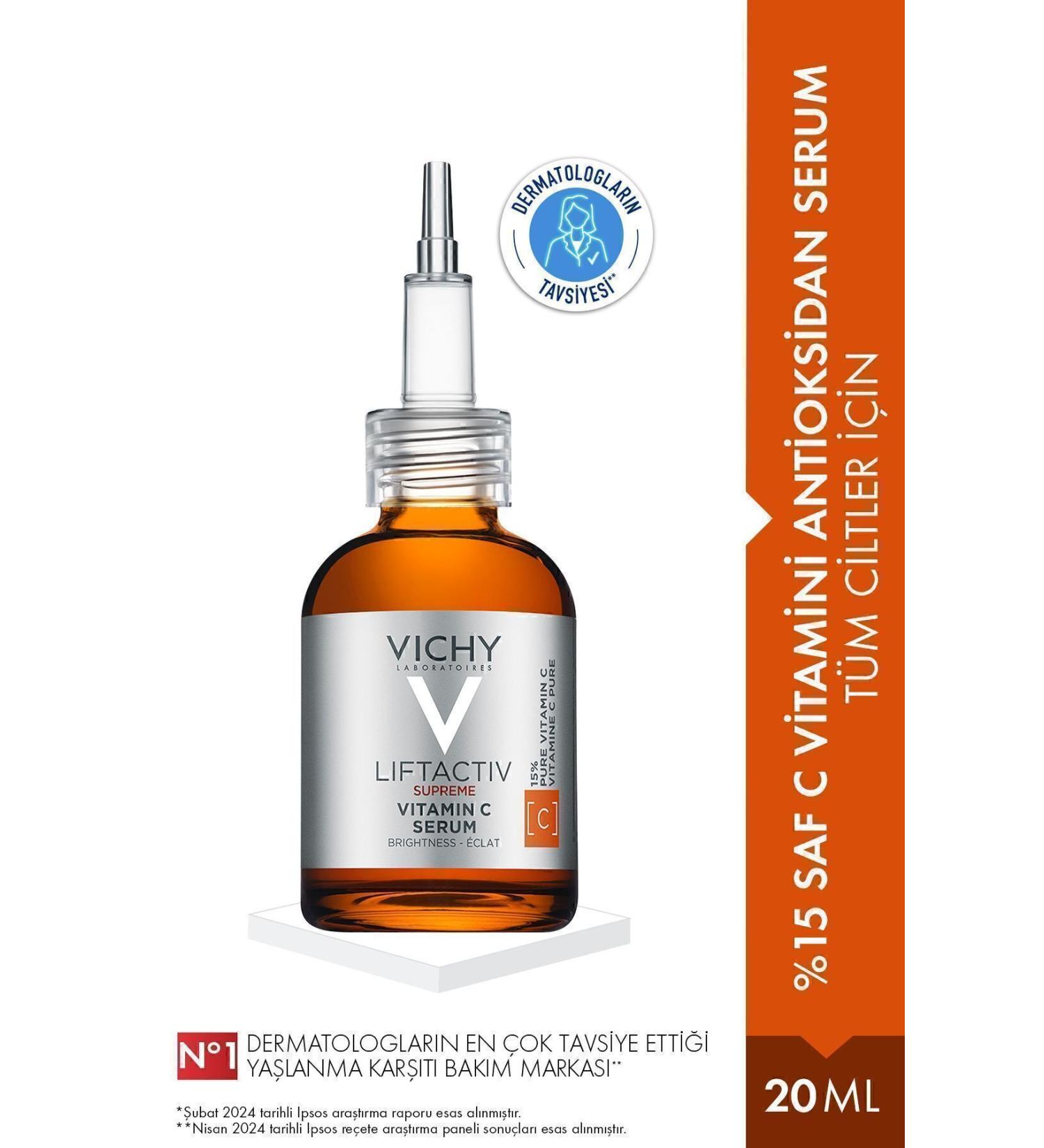 Vichy LIFTACTIV PURE VITAMIN C REVITALIZING REGENERATING SERUM-20 ML PASSI.1792 - Buy Online on GoSupps.com