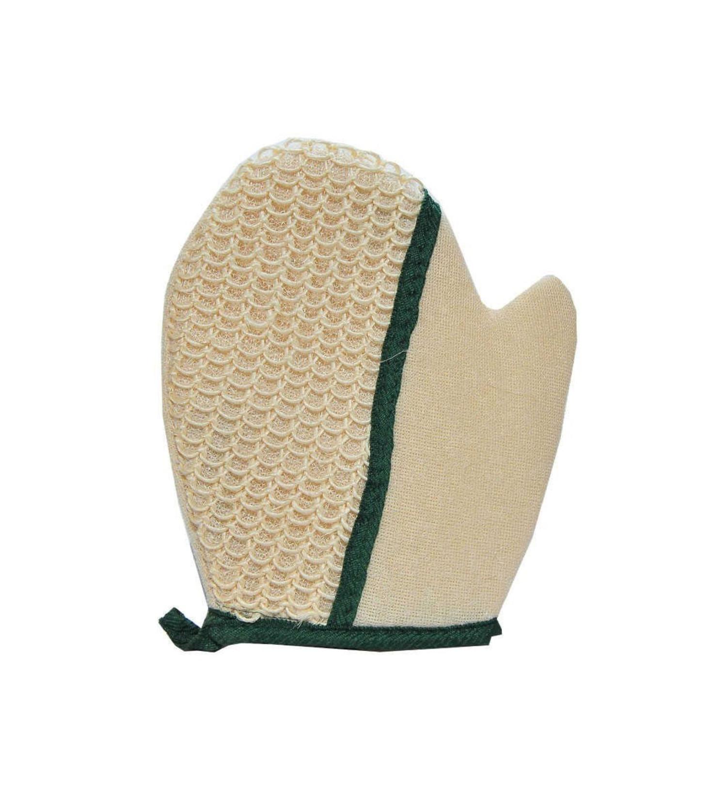 Astra Market Silk Bath Glove for Oily Skin White 16X24