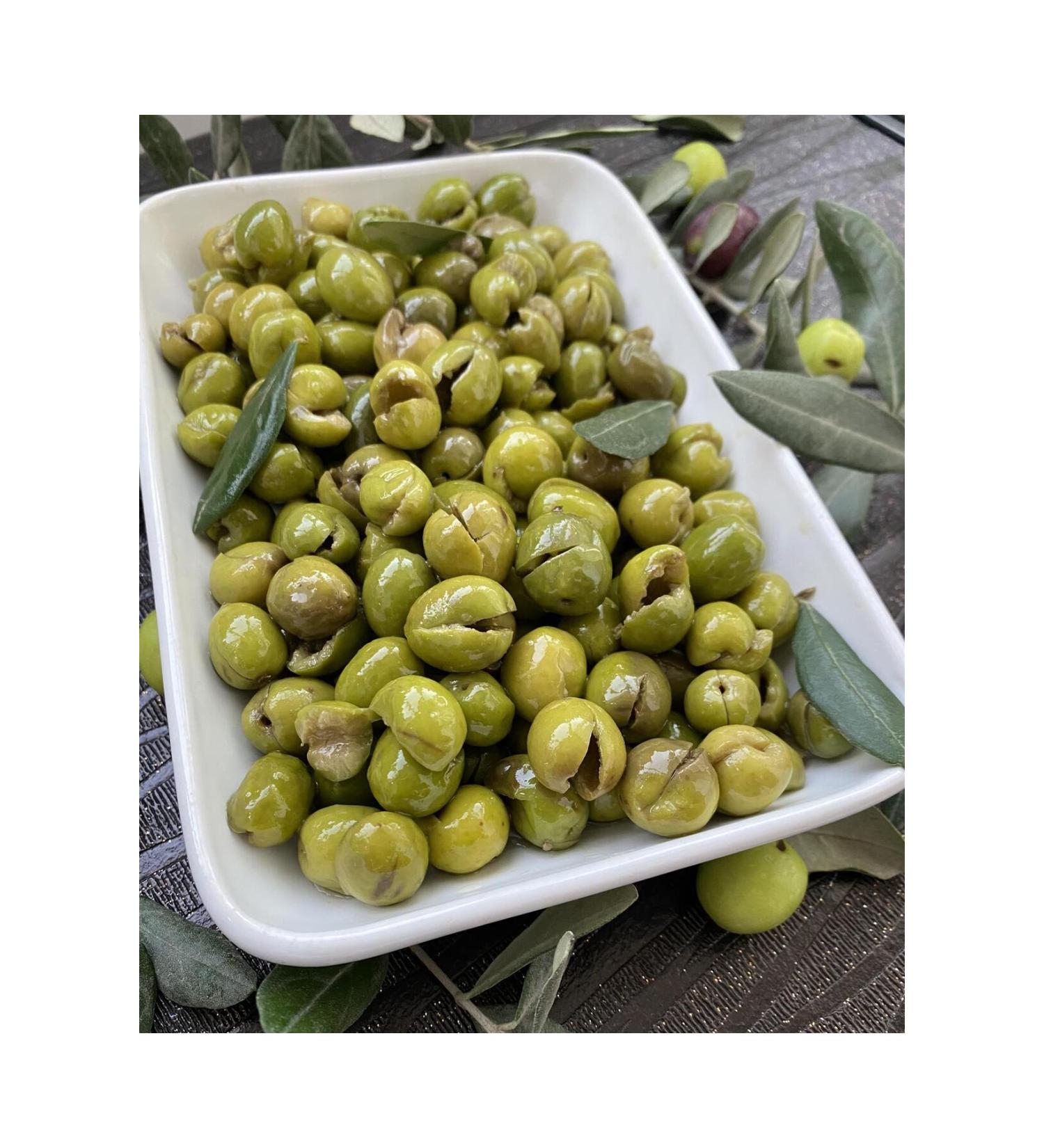 Hayriye Ana Local Products Halhali Cracked Olives 1 kg