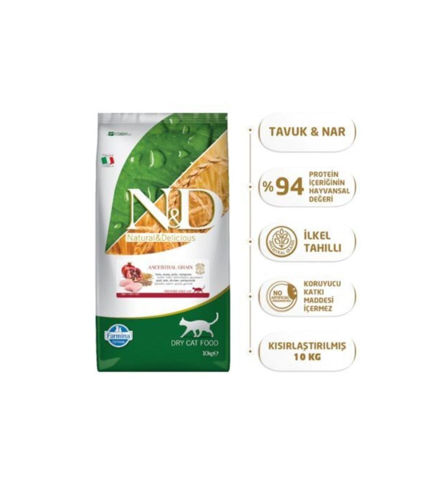 Farmina Nd Grain-Free Chicken Pomegranate Kitten Cat Food 5 Kg