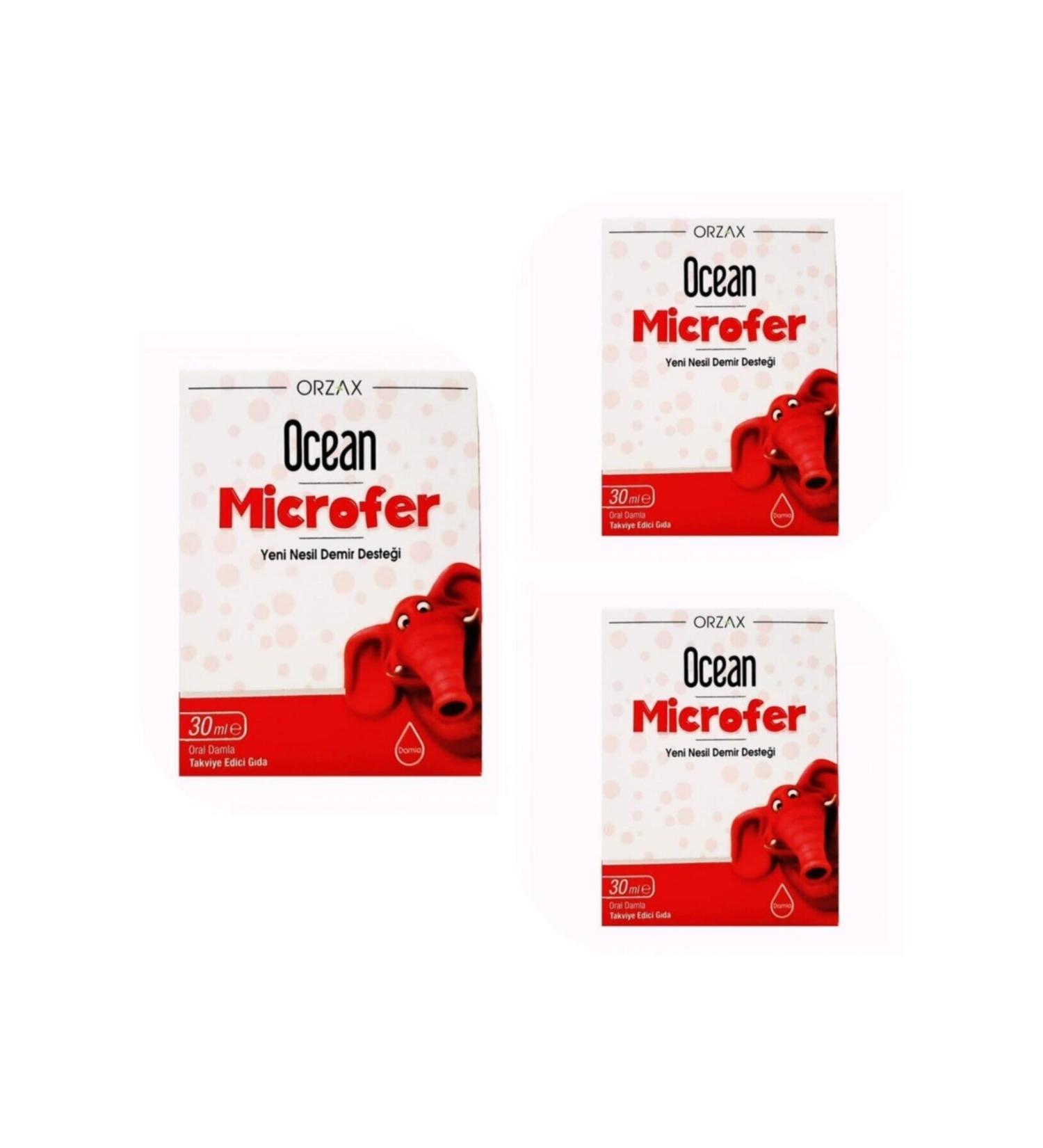 Ocean Microfer Drops 30 Ml 3 Boxes