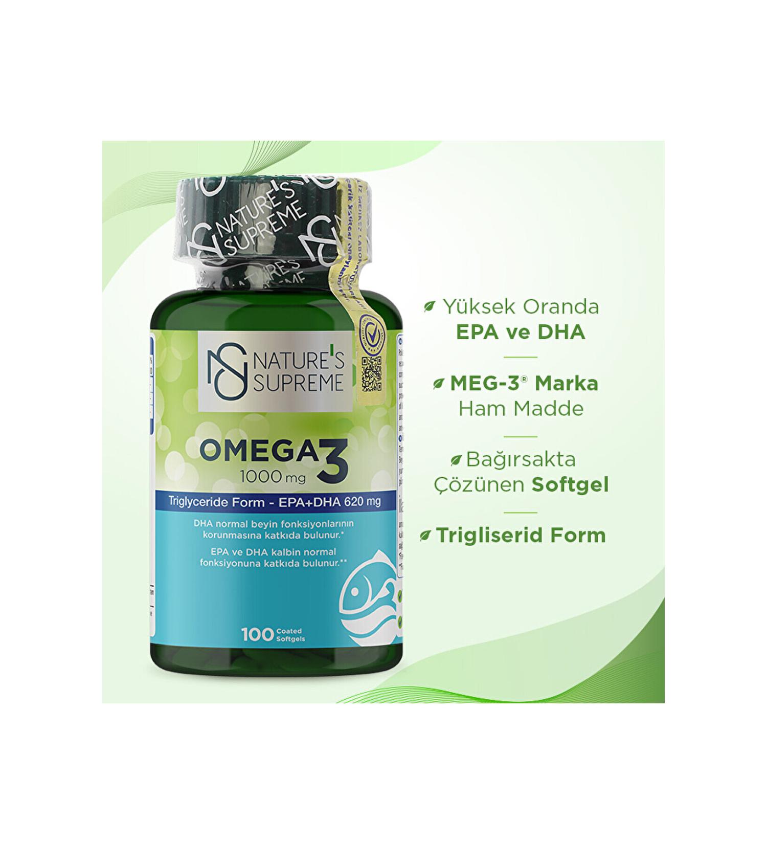 Ocean Pure Fish Oil - Ocean Plus Omega 3 1200 Mg 30 Capsules X3 Pieces