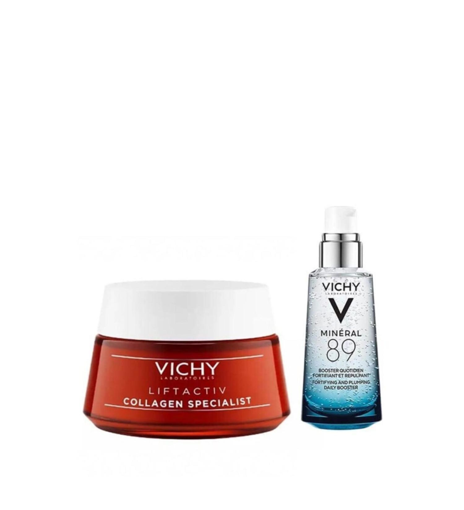 Vichy Mineral 89 + liftactiv Collagen Specialist Skin Care Set