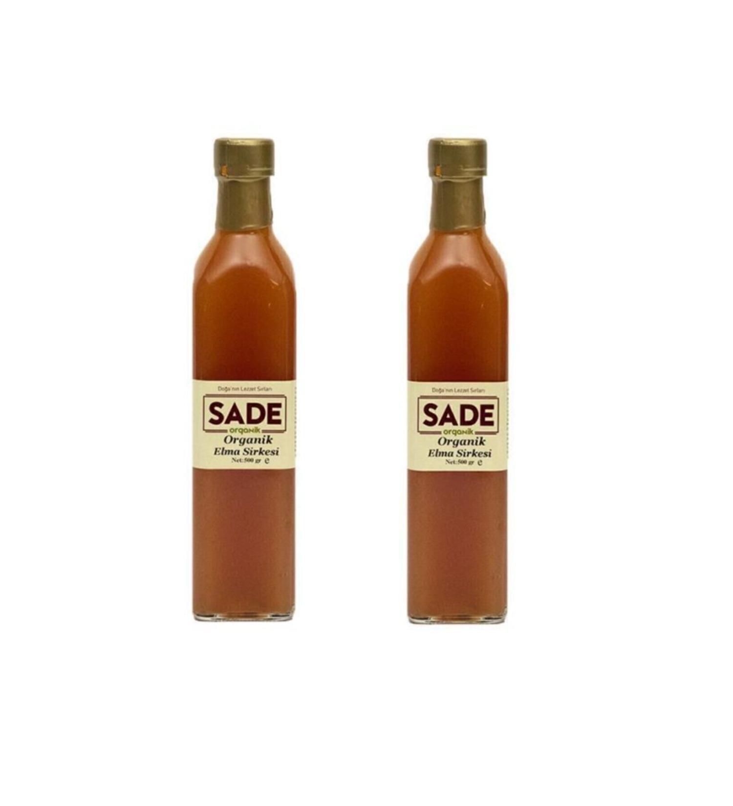 Plain Organic Apple Cider Vinegar 2x500 ml