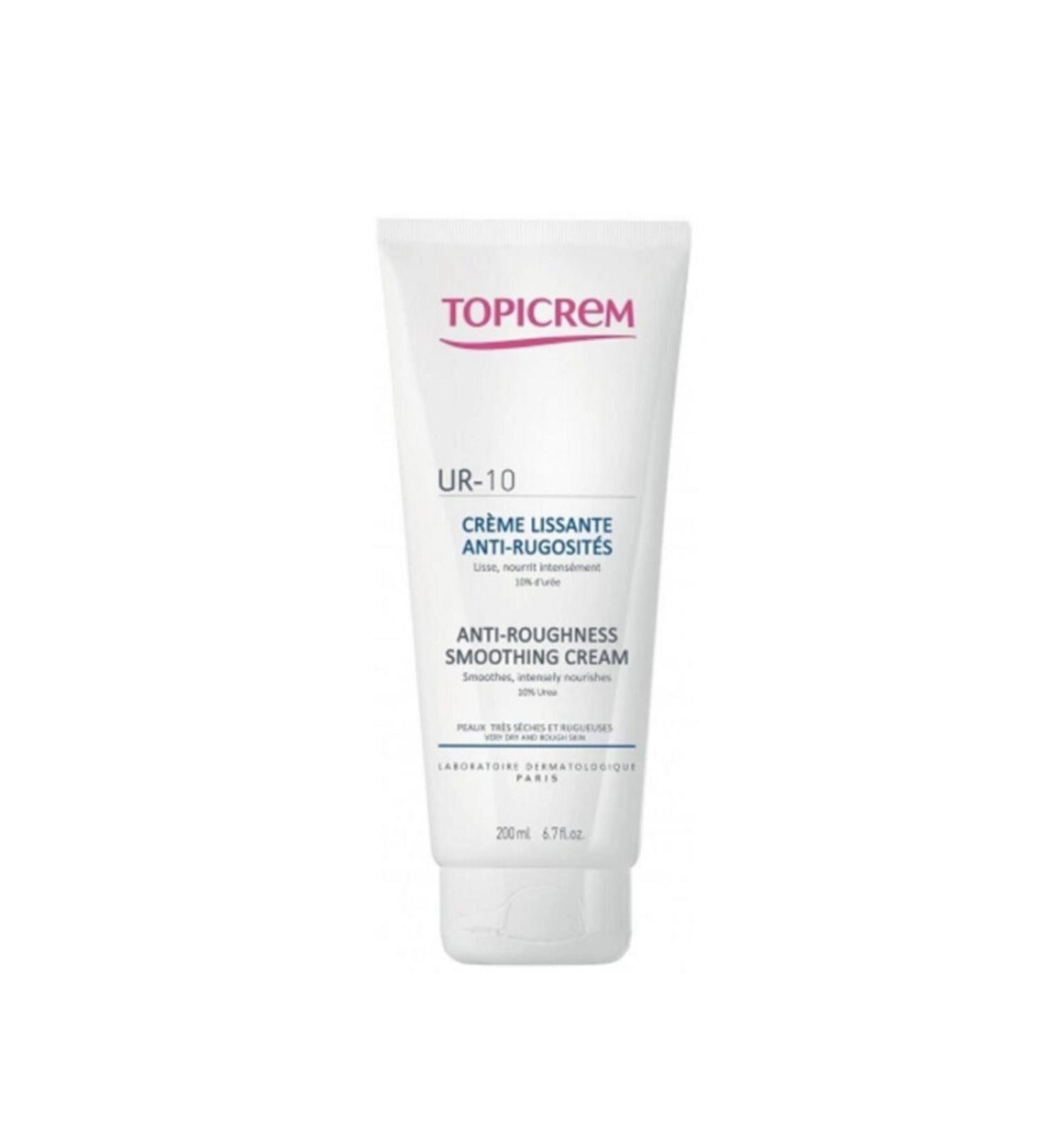 Topicrem TOPICREM UR-10 ANTI-ROUGHNESS SMOOTHING CREAM 200 ML