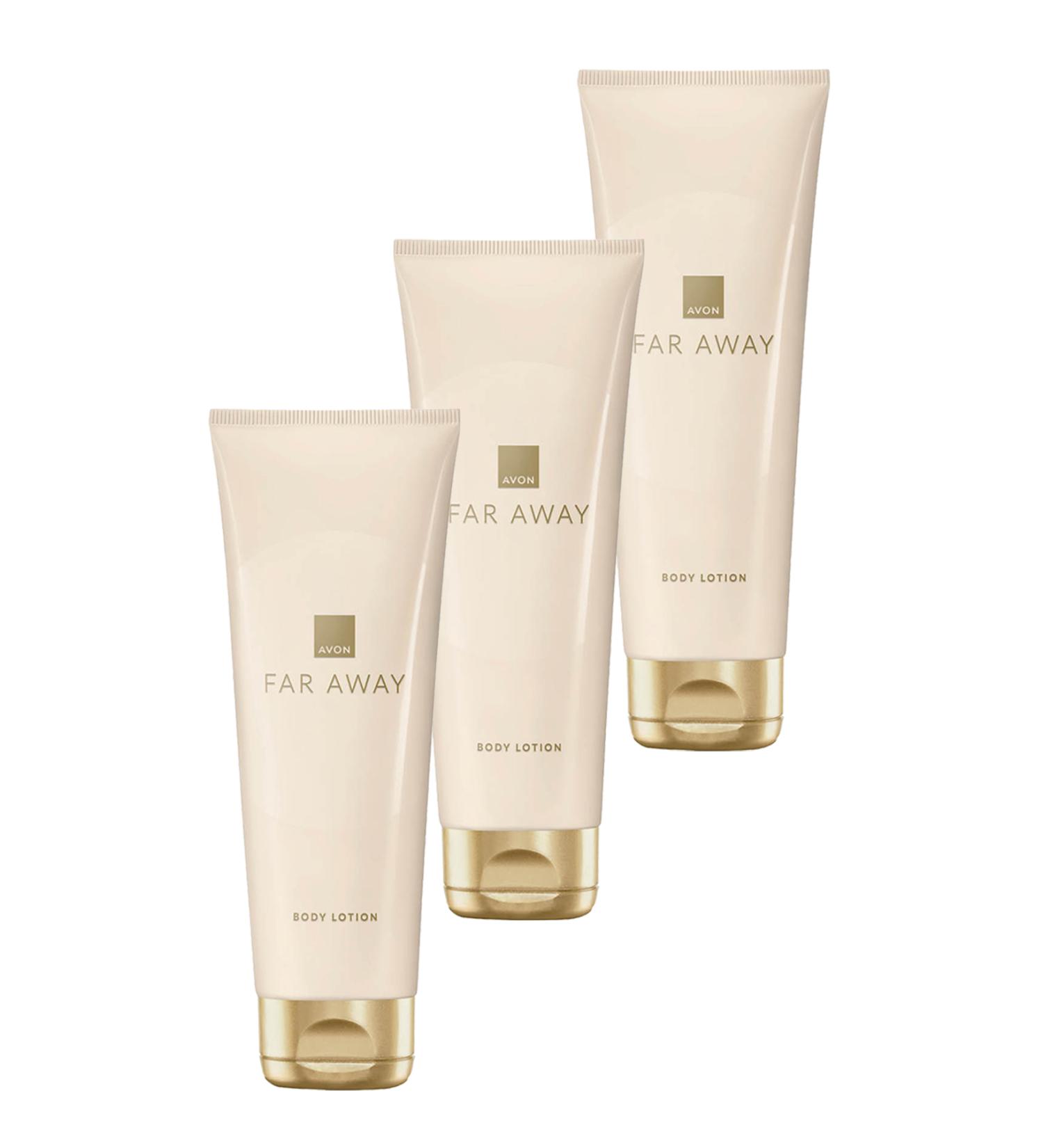 Avon Far Away Body Lotion 125 Ml. Triple Set - Buy Online on GoSupps.com