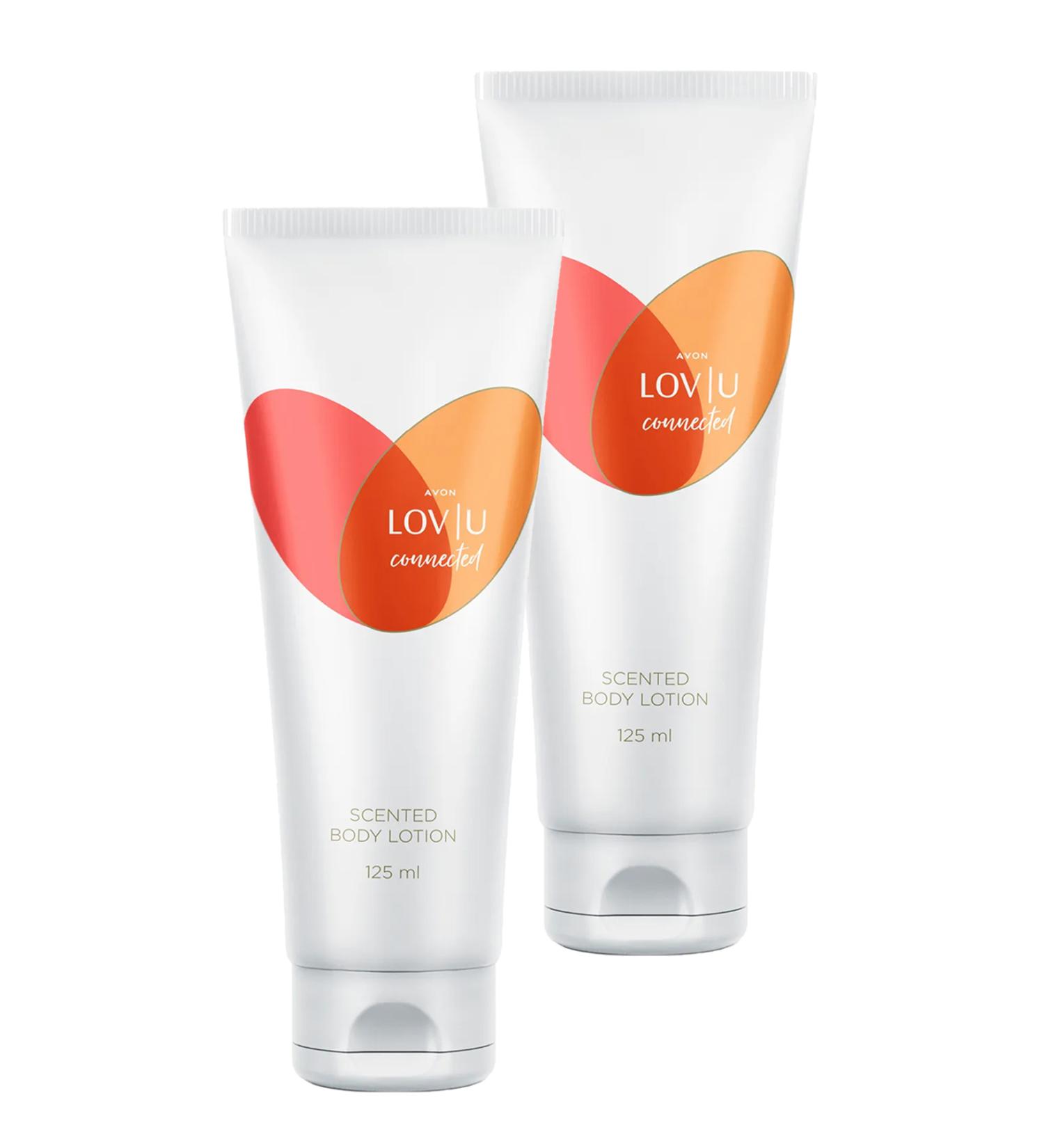 Avon Lov U Connected Women's Body Lotion 125 Ml. Set of Two - Buy Online on GoSupps.com