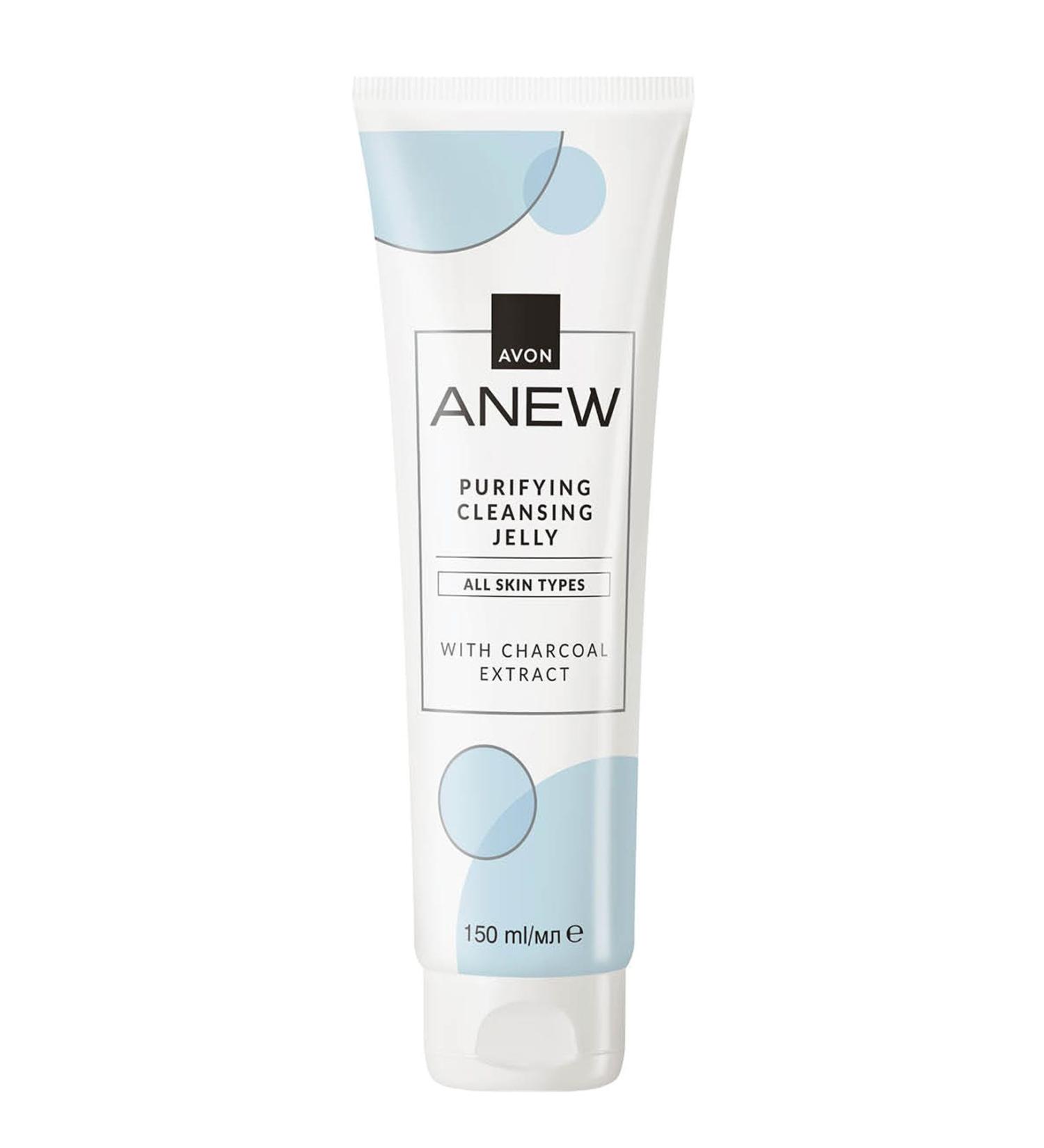Avon Anew Purifying Cleansing Jelly Charcoal Extract Purifying Cleansing Gel 150 Ml. - Buy Online on GoSupps.com