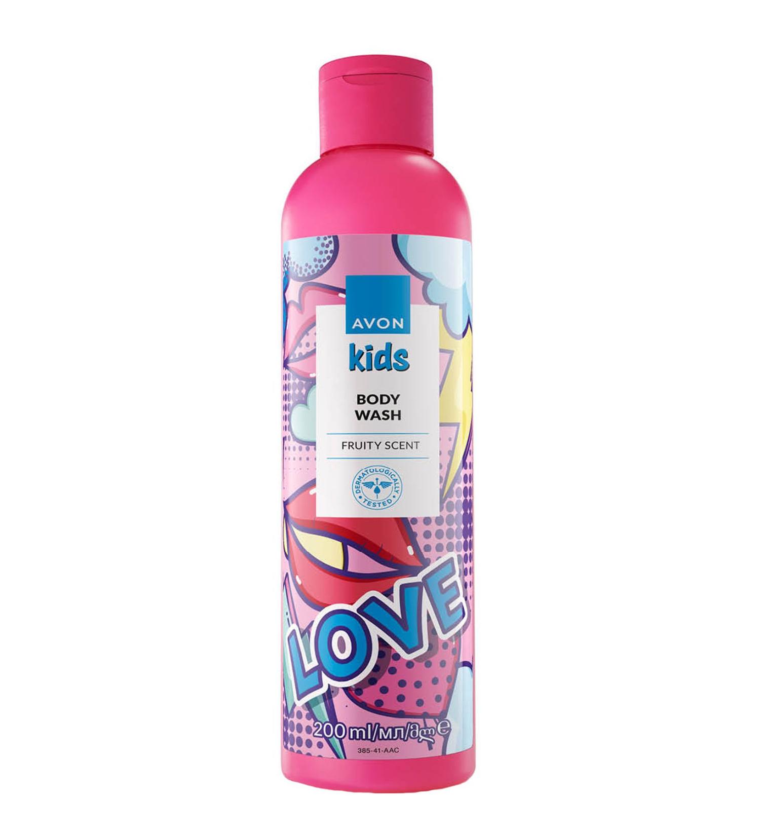 Avon Kids Love Fruit Scented Body Wash for Children 200 Ml. - Buy Online on GoSupps.com