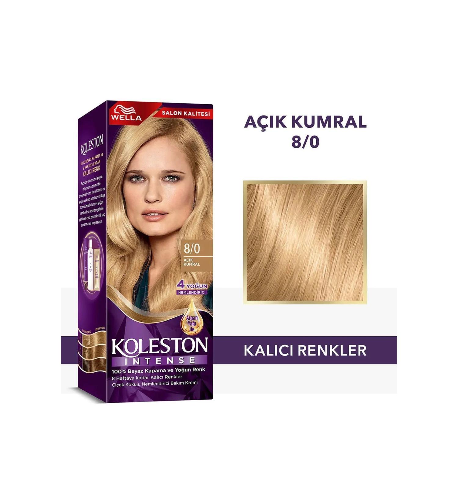 Narnuga Koleston Intense Hair Dye 8/0 Light Blonde - Salon Quality - MCT8998-3414