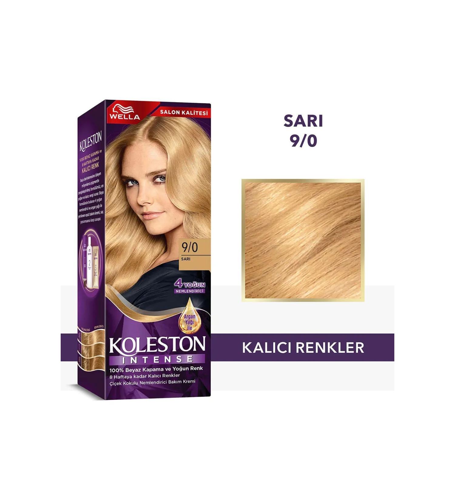 dryertime Koleston Intense Hair Dye 9/0 Blonde - Salon Quality - DRY6595-6071