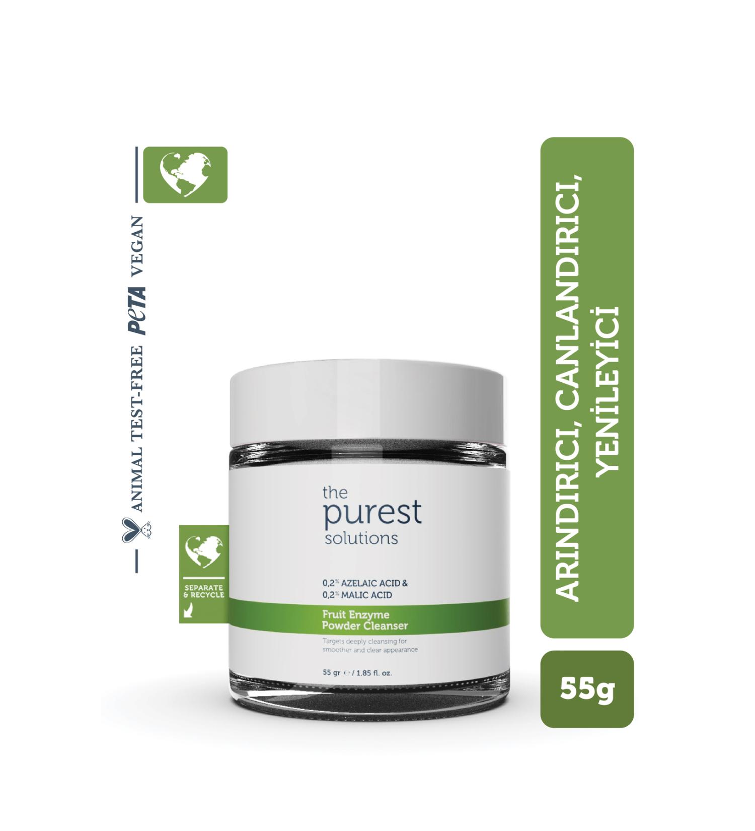 The Purest Solutions Purifying and Revitalizing Powder Cleanser with Fruit Acids for All Skin Types 55 Gr - Buy Online on GoSupps.com