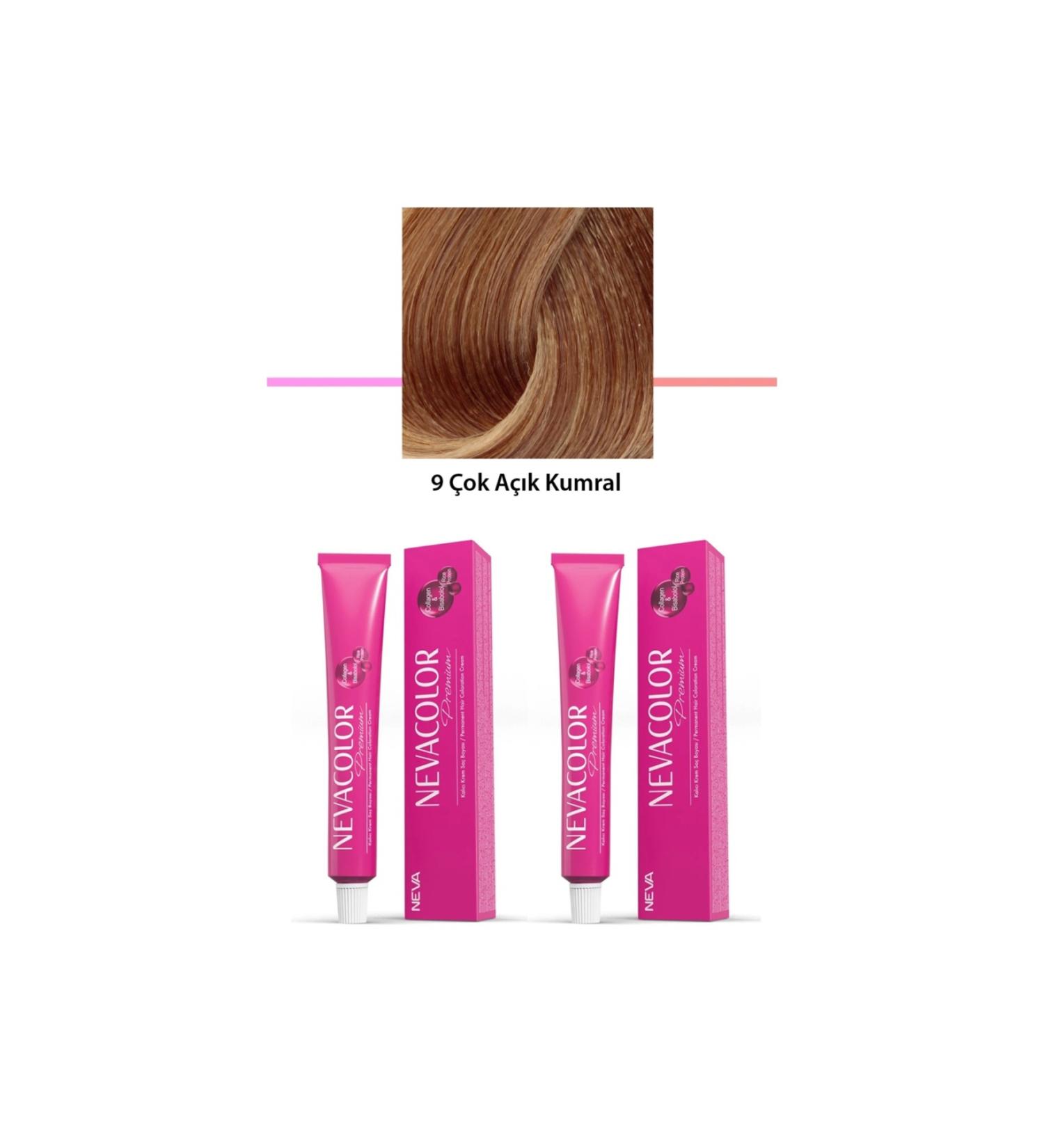 Skygo 2 Set Premium 9 Very Light Blonde - Permanent Cream Hair Dye 2 X 50 g Tube