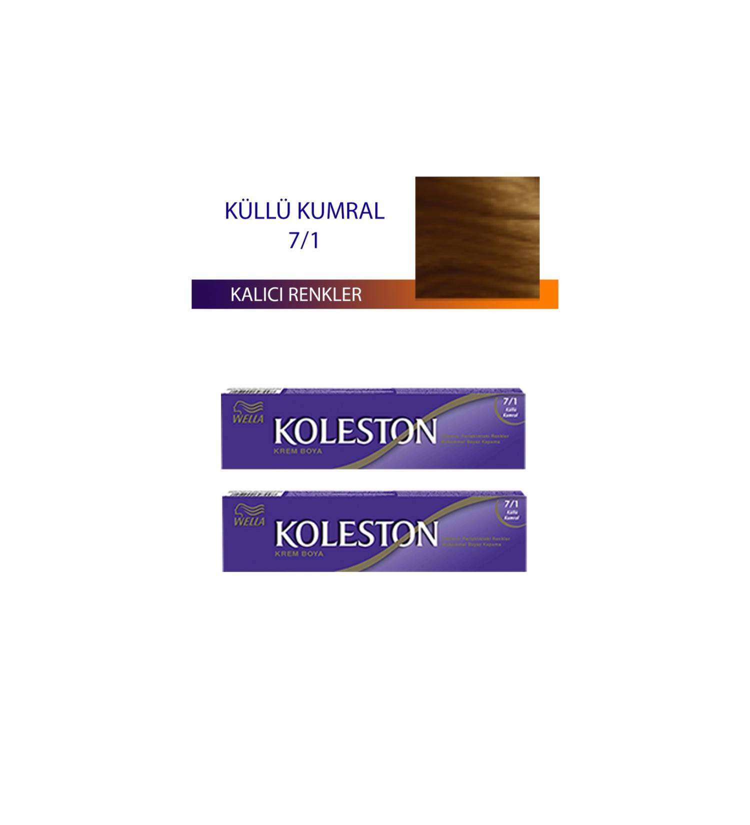 2 Single Tube Hair Dye Ash Blonde 7/1